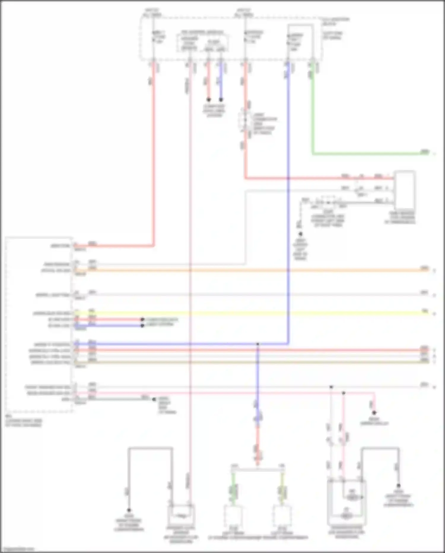Wiring diagram rain sensor for Kia Soul III (2019-2024) (1 of 3)