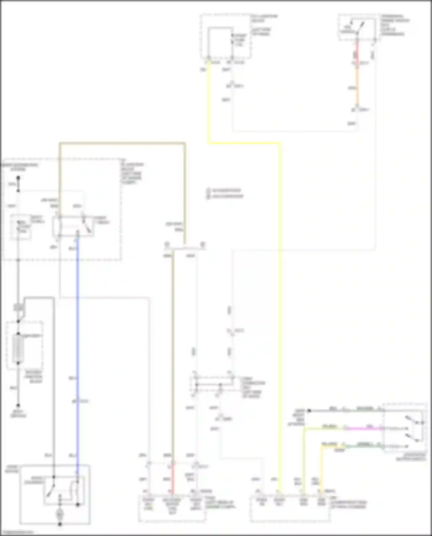 Wiring diagram rly ctrl for Kia Soul III (2019-2024) (1 of 2)