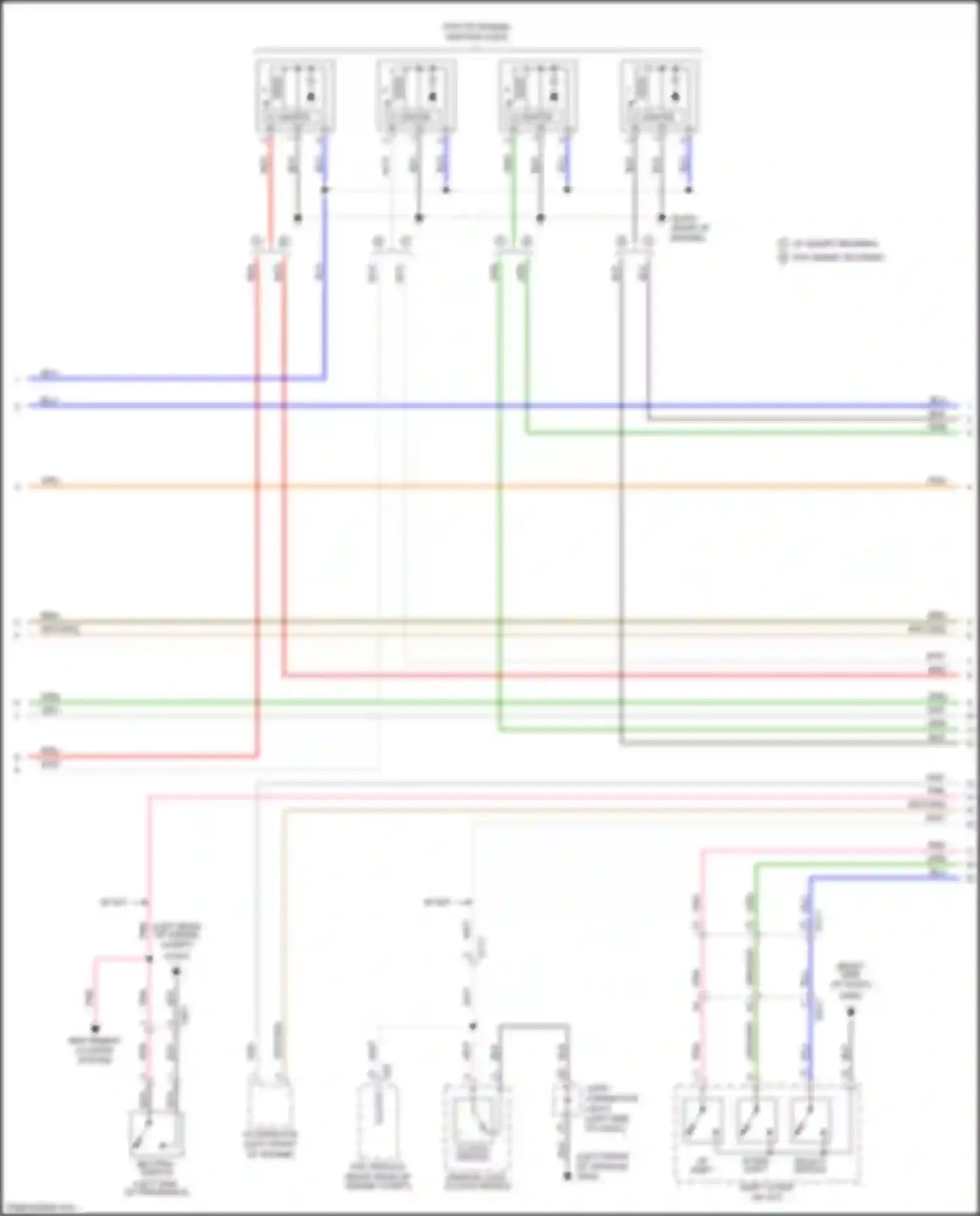 Wiring diagram select switch for Kia Soul III (2019-2024) (3 of 3)