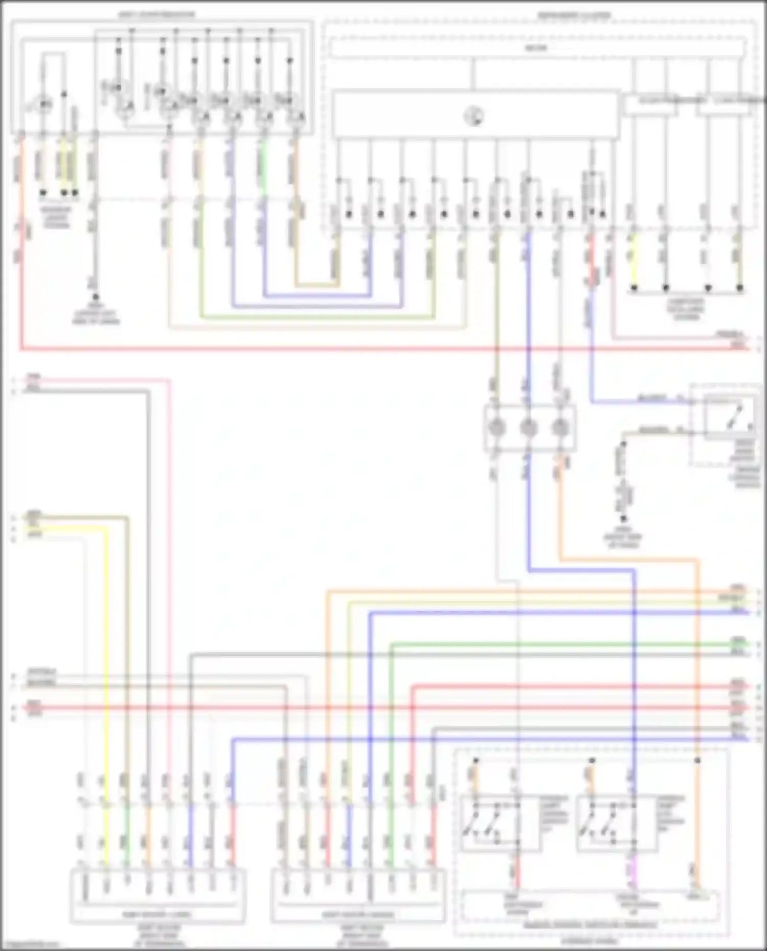Wiring diagram shift motor #2 for Kia Soul III (2019-2024) (1 of 1)