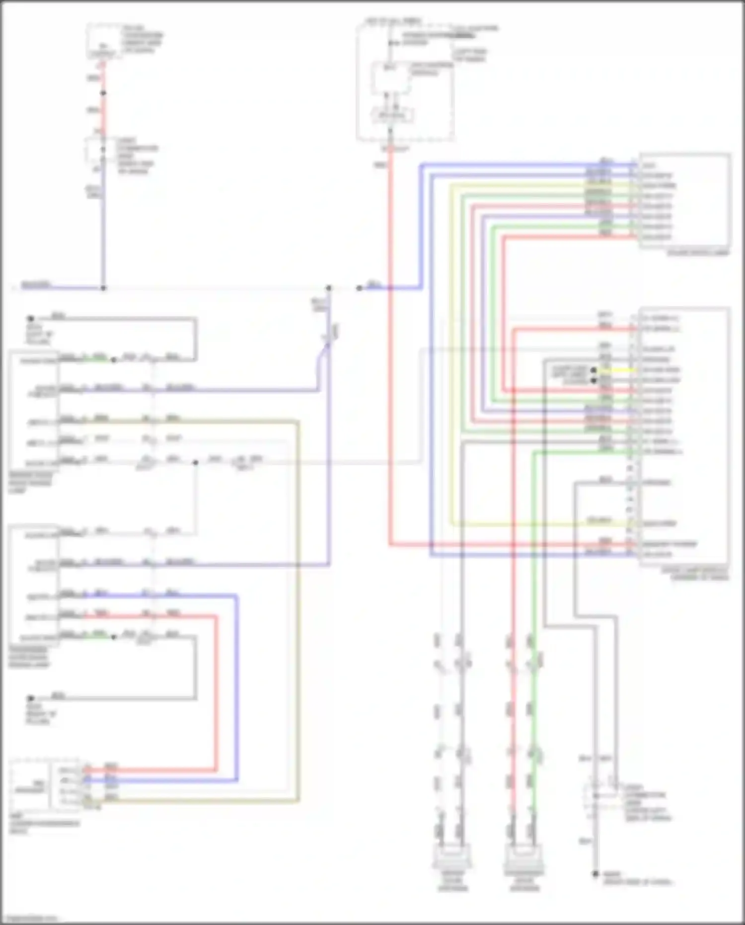 Wiring diagram slave pcb acc for Kia Soul III (2019-2024) (1 of 5)