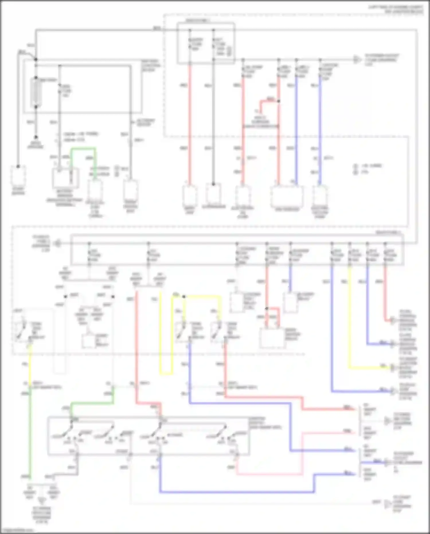 Wiring diagram start 1 relay for Kia Soul III (2019-2024) (6 of 6)
