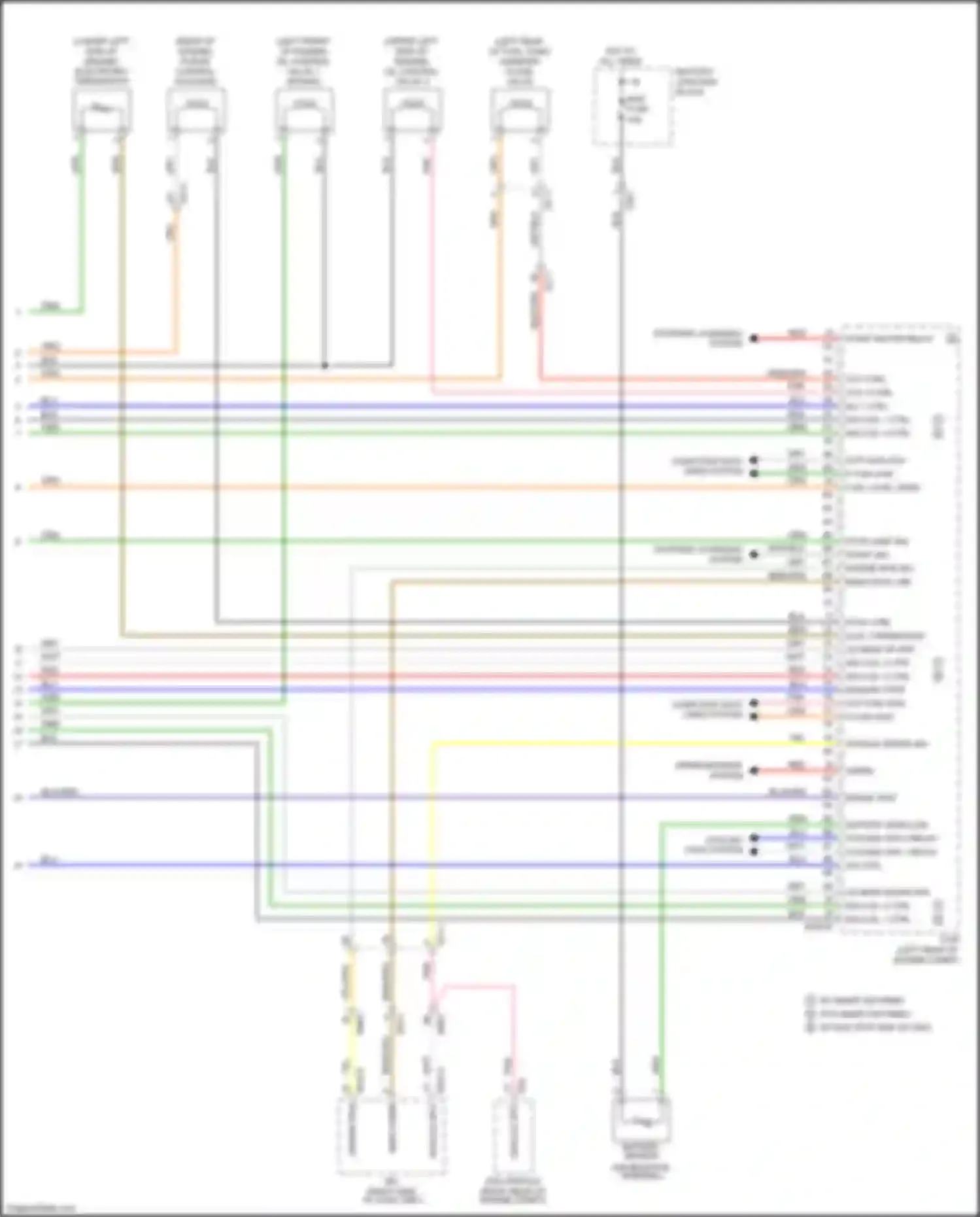 Wiring diagram starting/ charging system for Kia Soul III (2019-2024) (6 of 6)