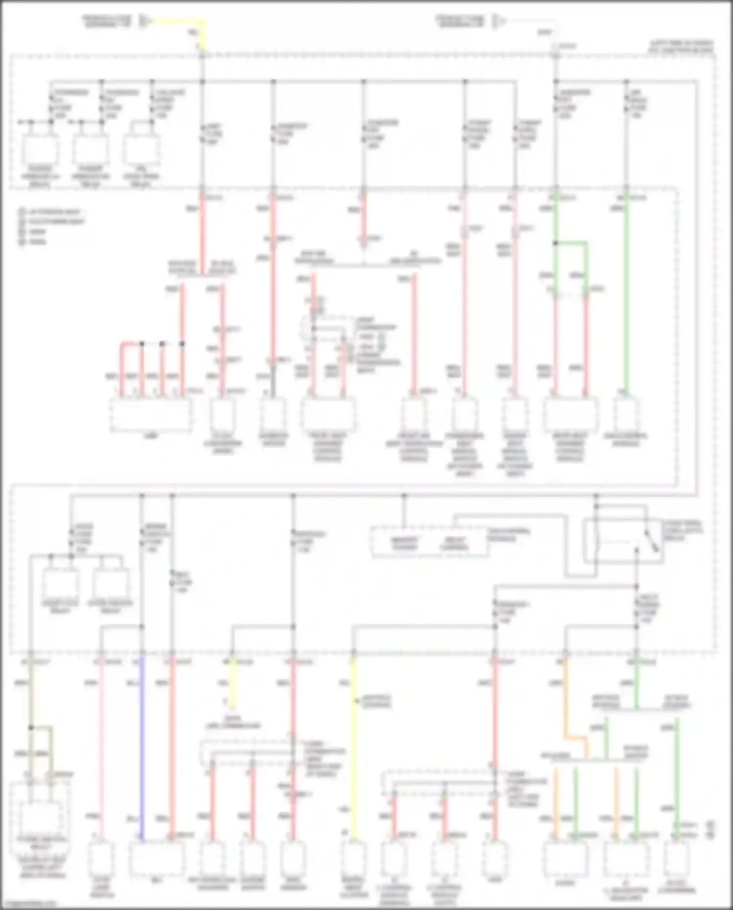 Wiring diagram tail gate open relay for Kia Soul III (2019-2024) (1 of 1)