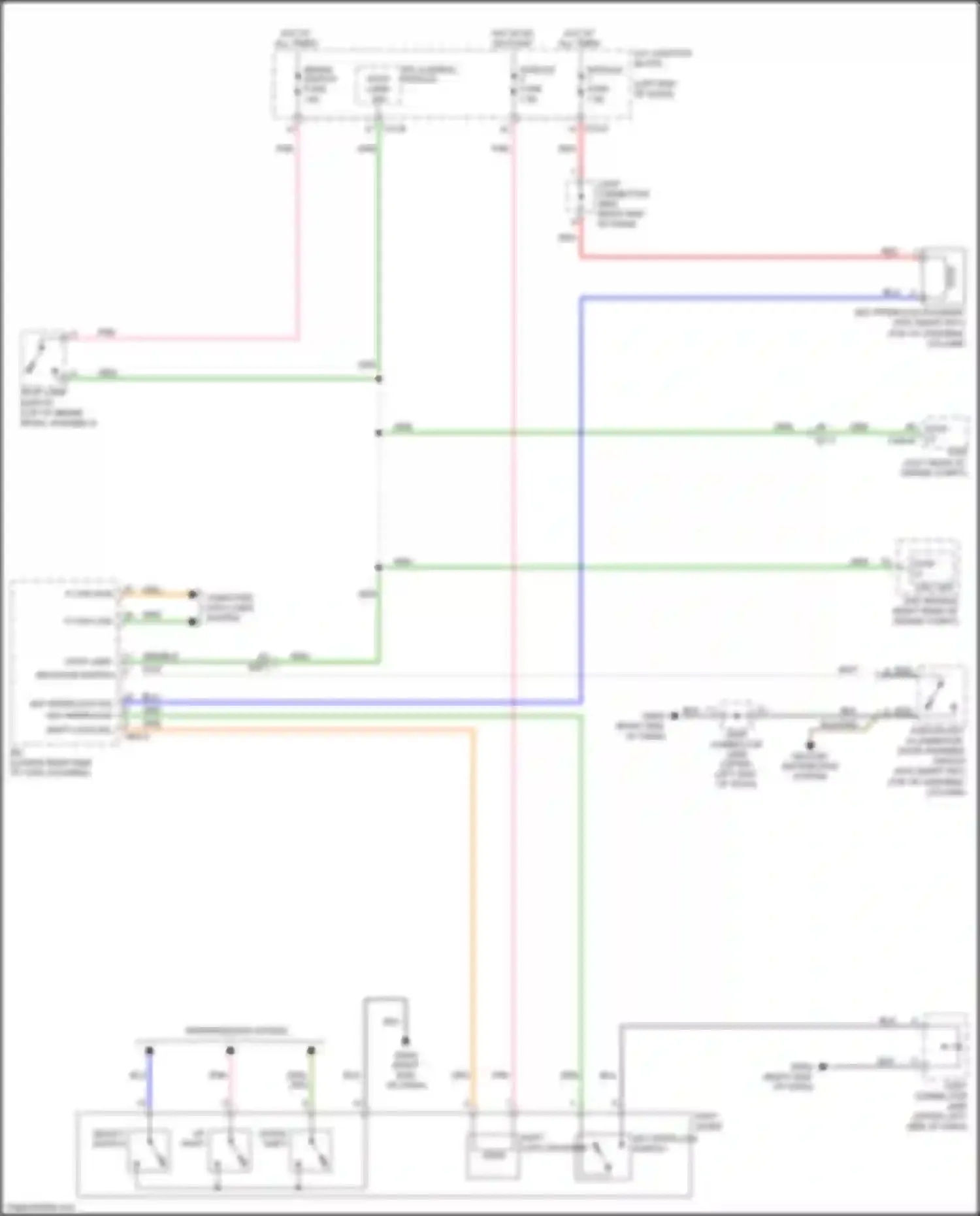 Wiring diagram up shift for Kia Soul III (2019-2024) (3 of 5)