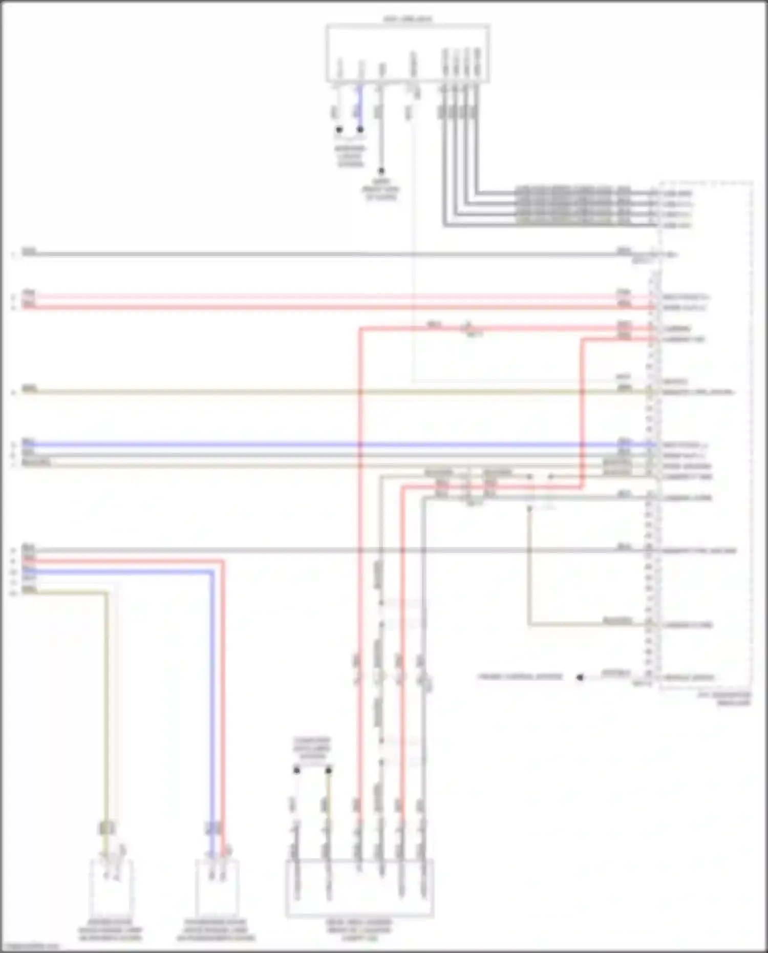 Wiring diagram usb vcc for Kia Soul III (2019-2024) (1 of 8)