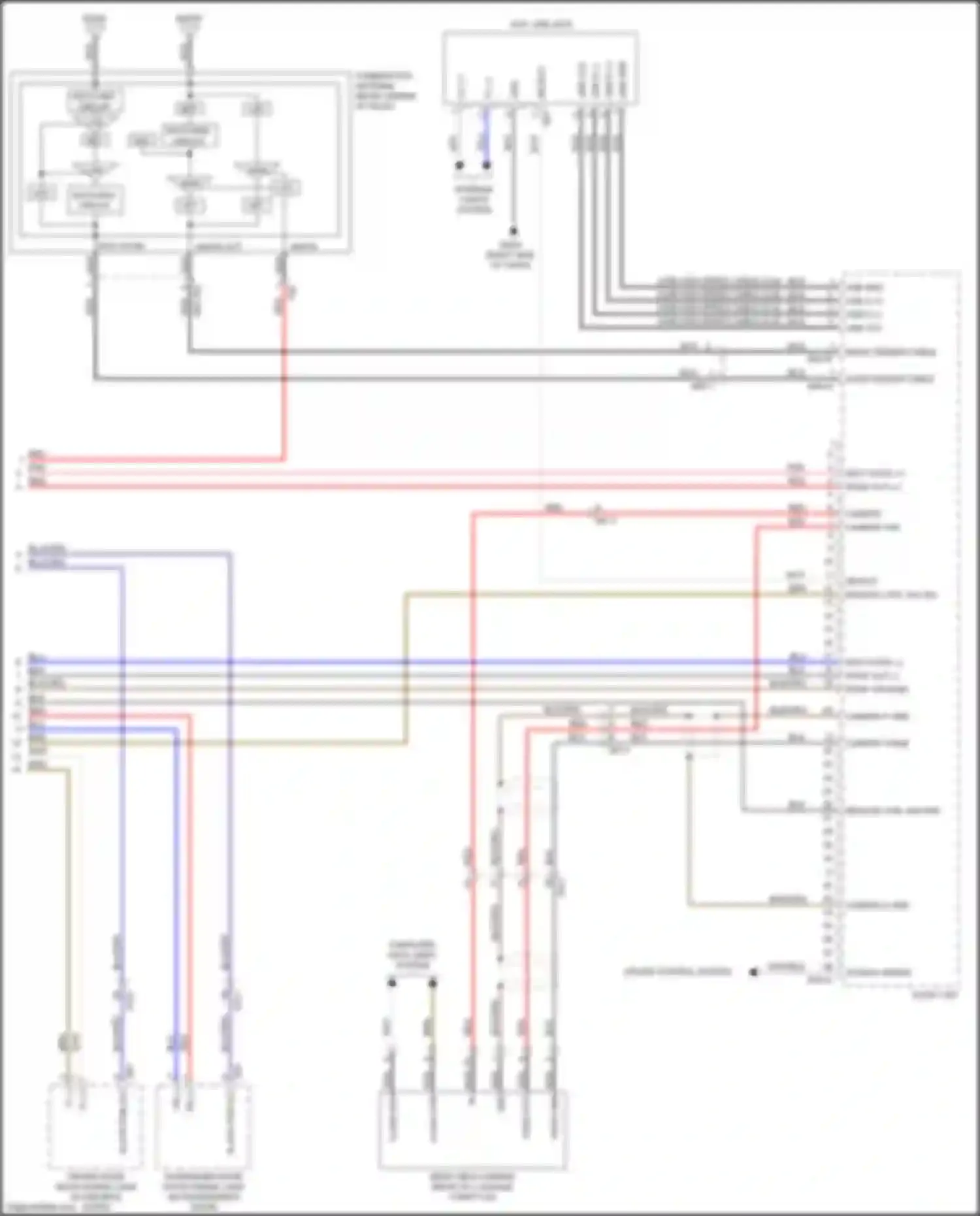 Wiring diagram usb vcc for Kia Soul III (2019-2024) (5 of 8)