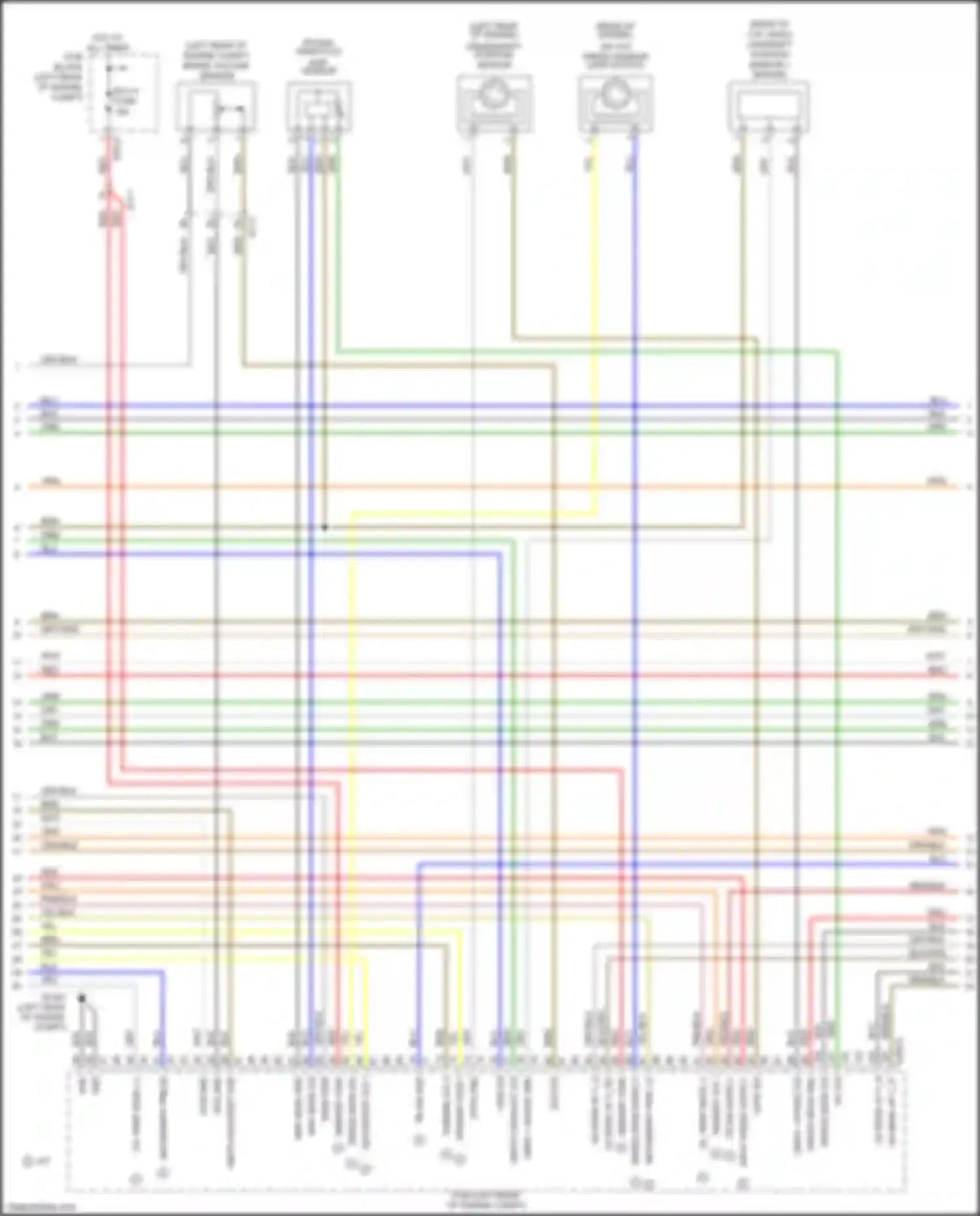 Wiring diagram w/ a/t for Kia Soul III (2019-2024) (1 of 1)