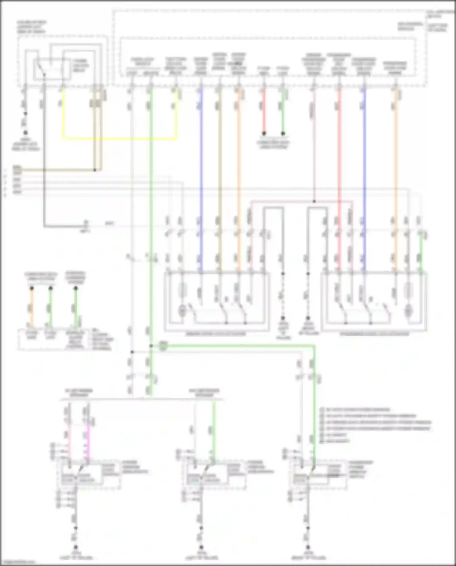 Wiring diagram w/ mid-range speaker for Kia Soul III (2019-2024) (1 of 3)