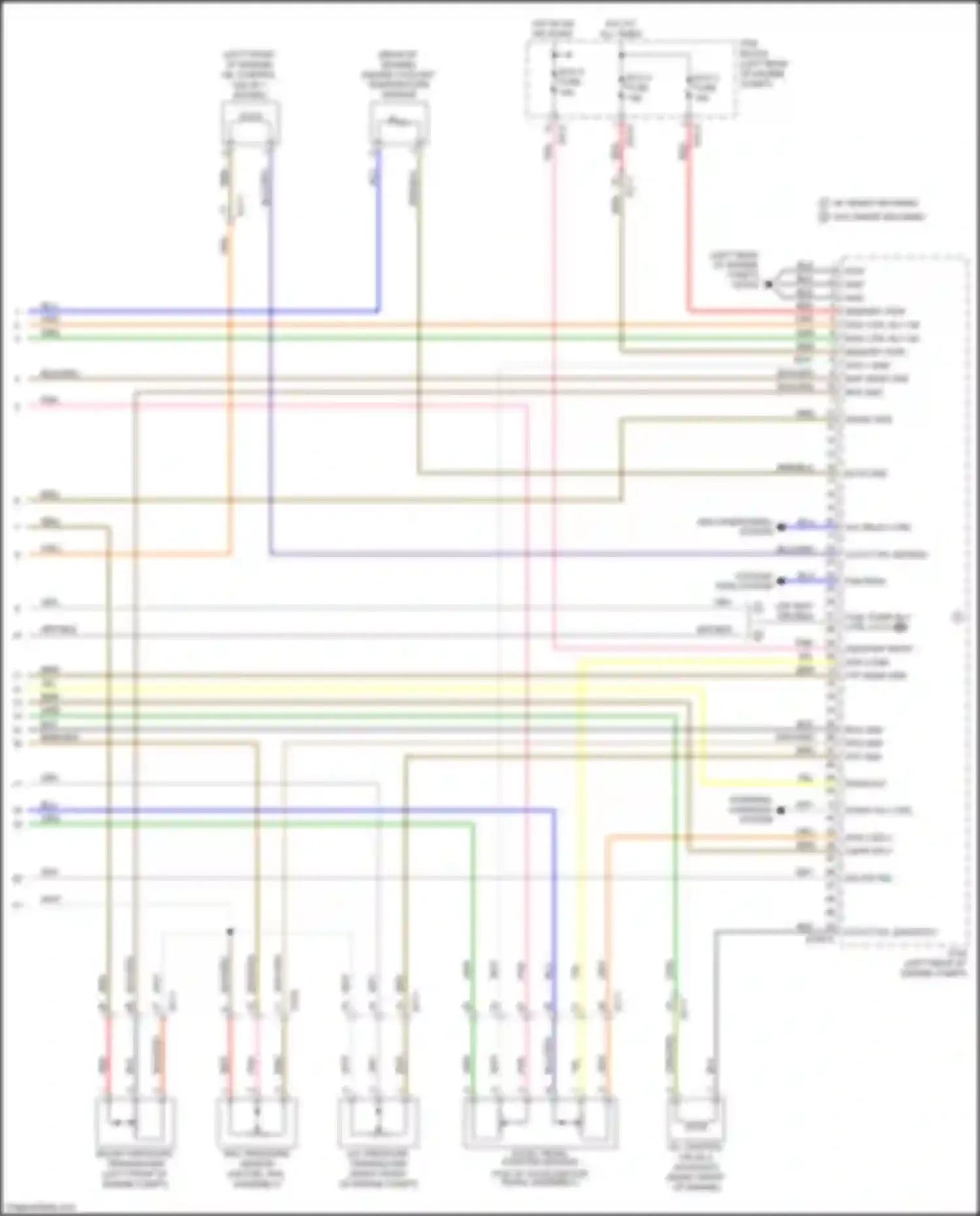 Wiring diagram w/ smart key/immo w/o smart key/immo for Kia Soul III (2019-2024) (2 of 3)