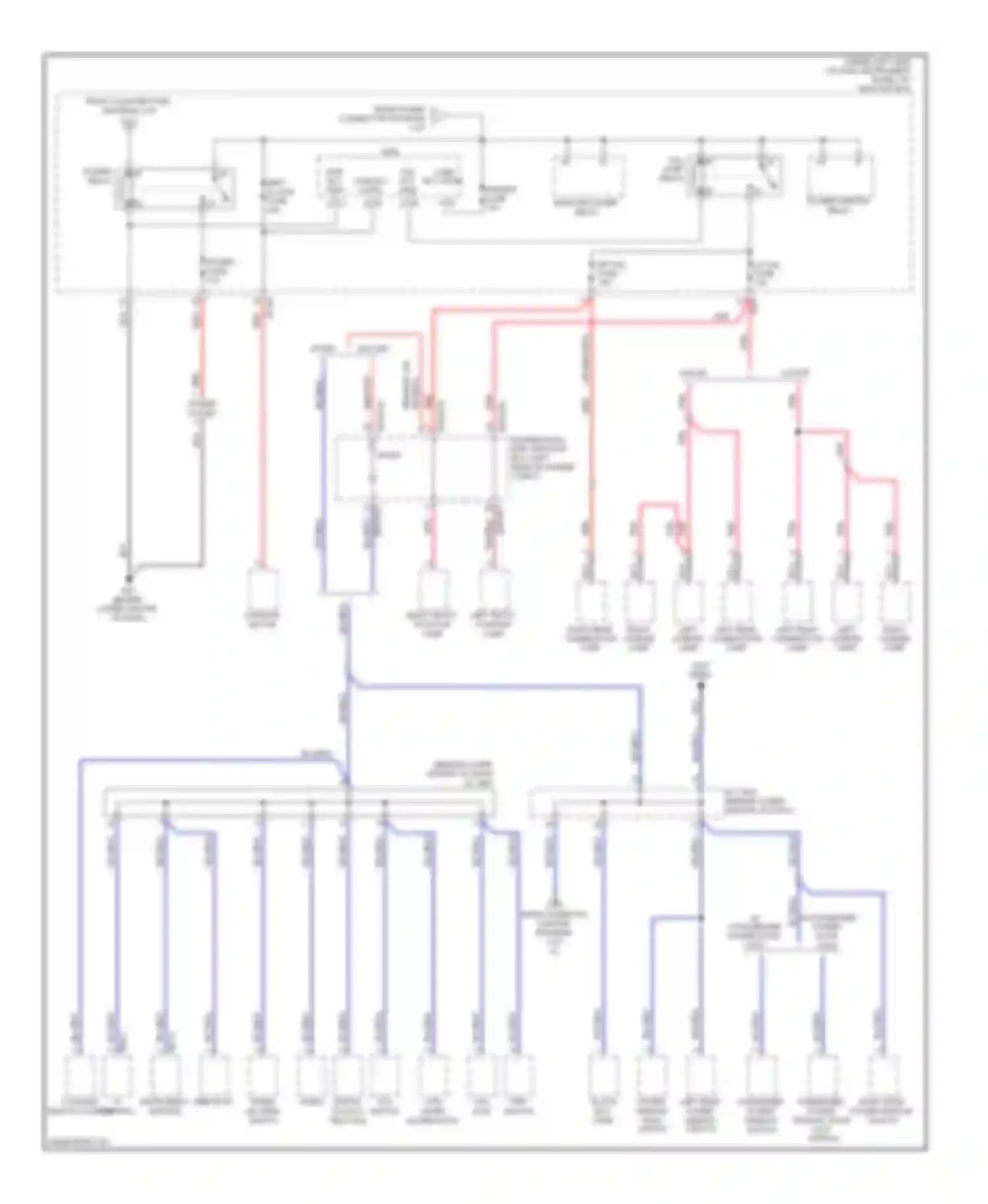 Spectra Kia I facelift 2 (2004-2011): Power distribution circuit (4 of 4)