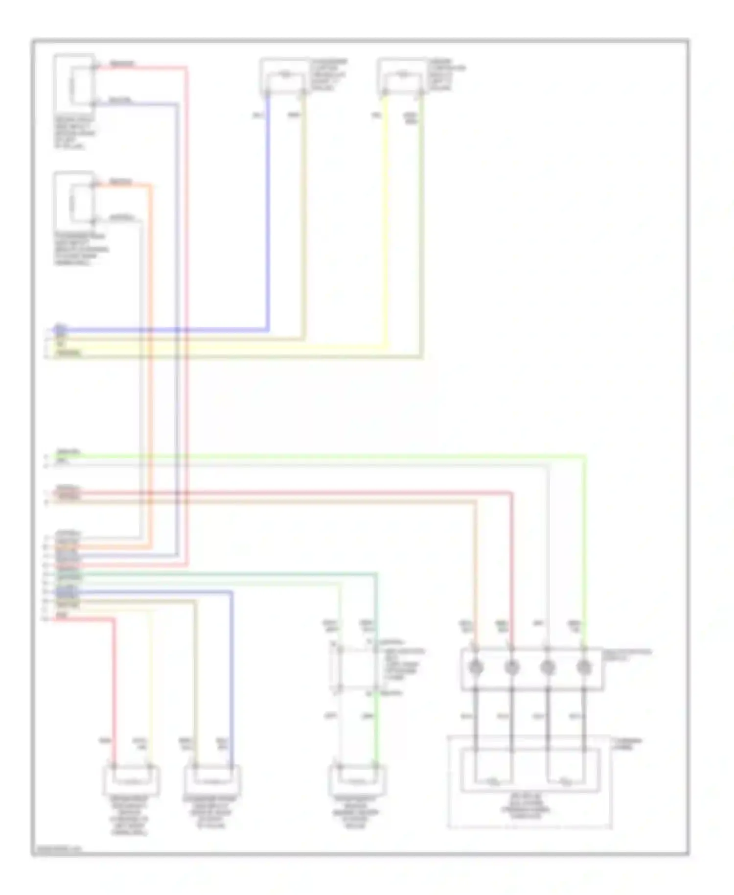 Spectra Kia I facelift 2 (2004-2011): Supplemental restraints circuit (2 of 2)