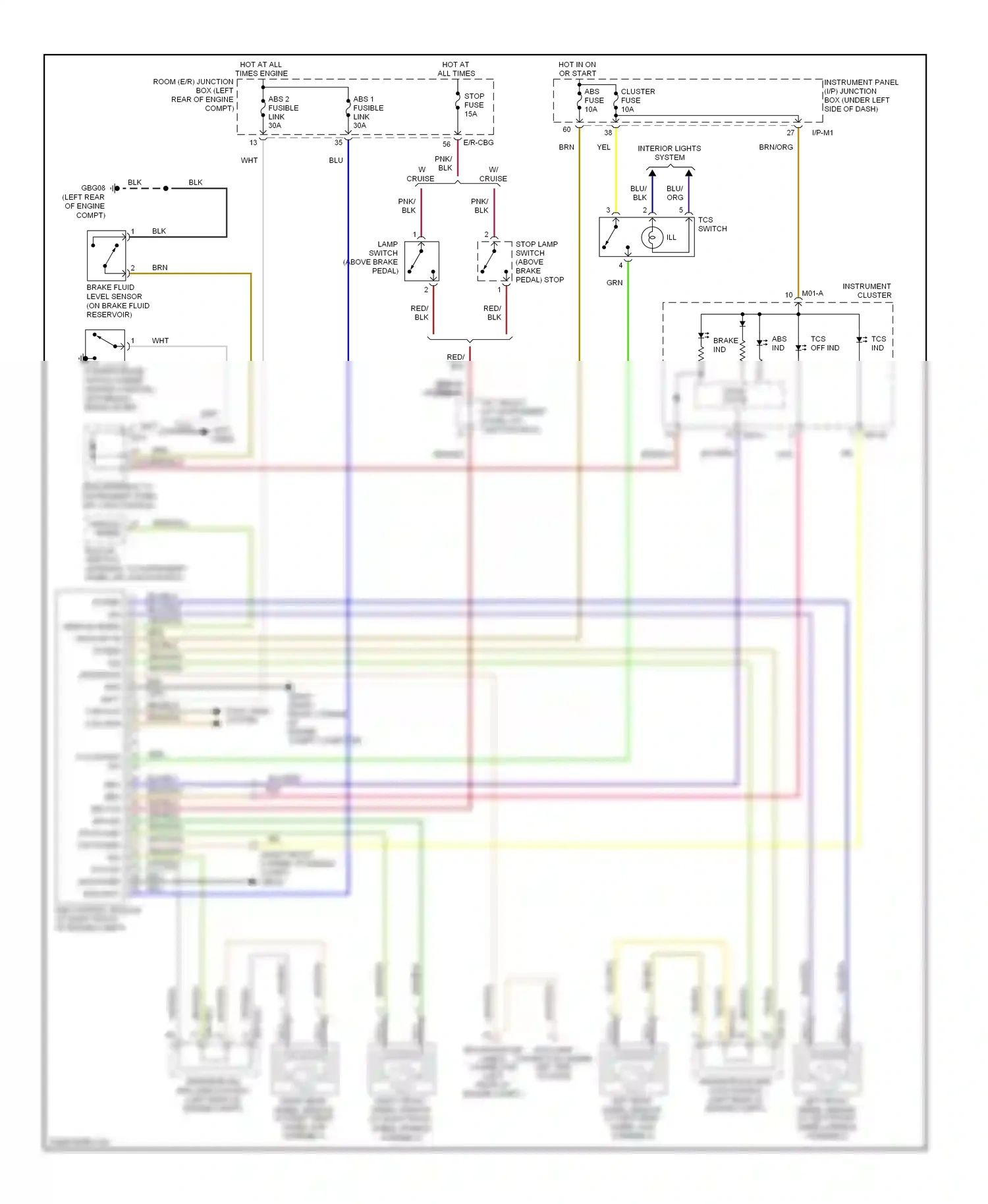 Kia Spectra I facelift 2 (2004-2011) abs ind. wiring diagram  (1 of 2)
