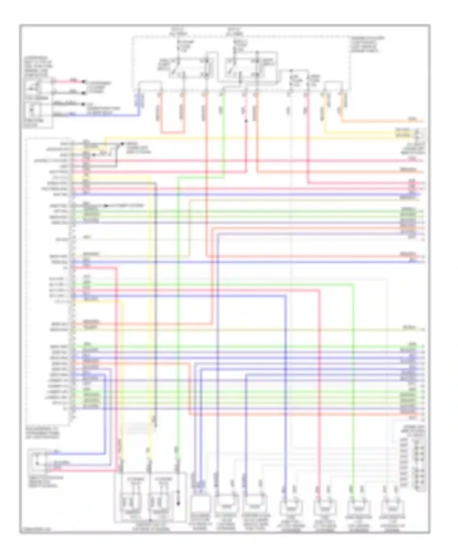 Wiring diagram blu/org for Kia Spectra I facelift 2 (2004-2011) (8 of 21)