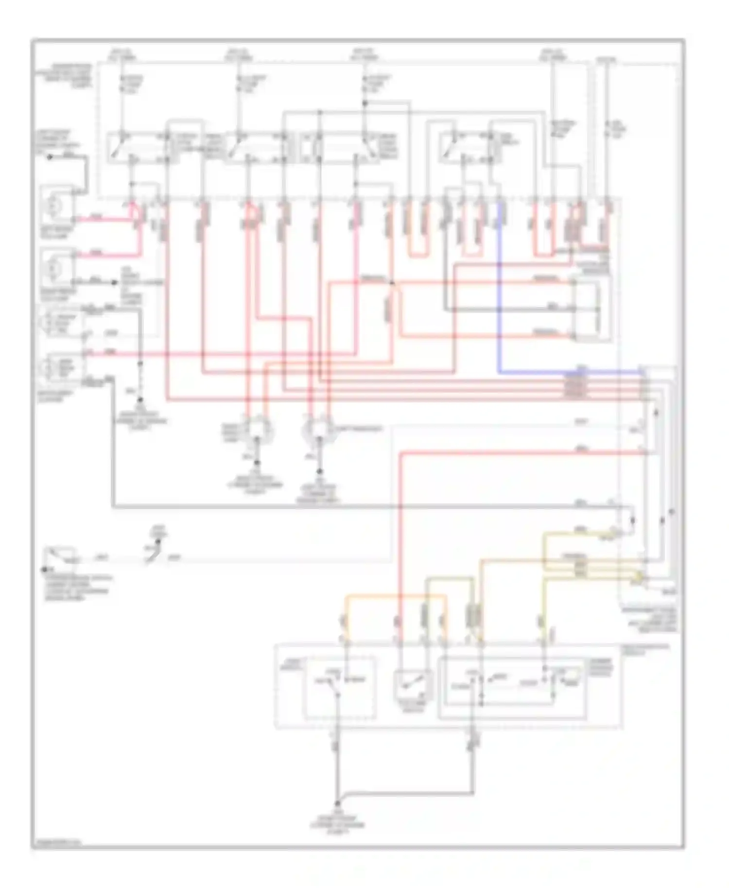 Wiring diagram hi hdlp fuse for Kia Spectra I facelift 2 (2004-2011) (1 of 2)