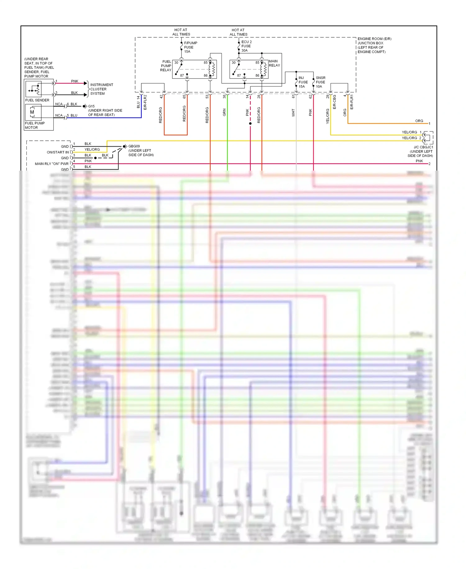 Kia Spectra I facelift 2 (2004-2011) nca wiring diagram  (8 of 26)