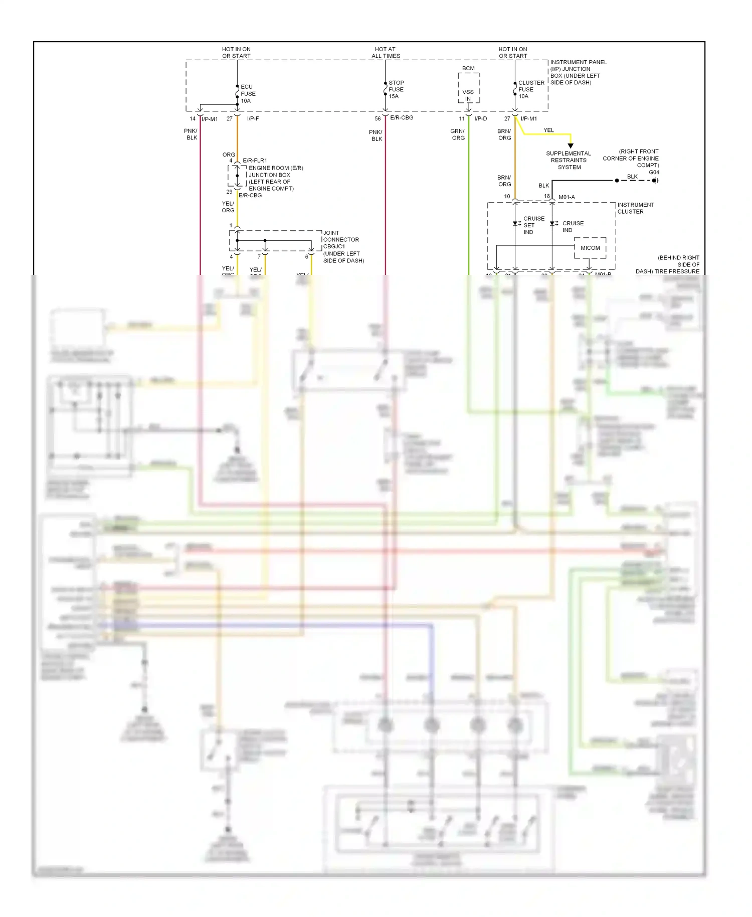 Kia Spectra I facelift 2 (2004-2011) nca wiring diagram  (3 of 26)