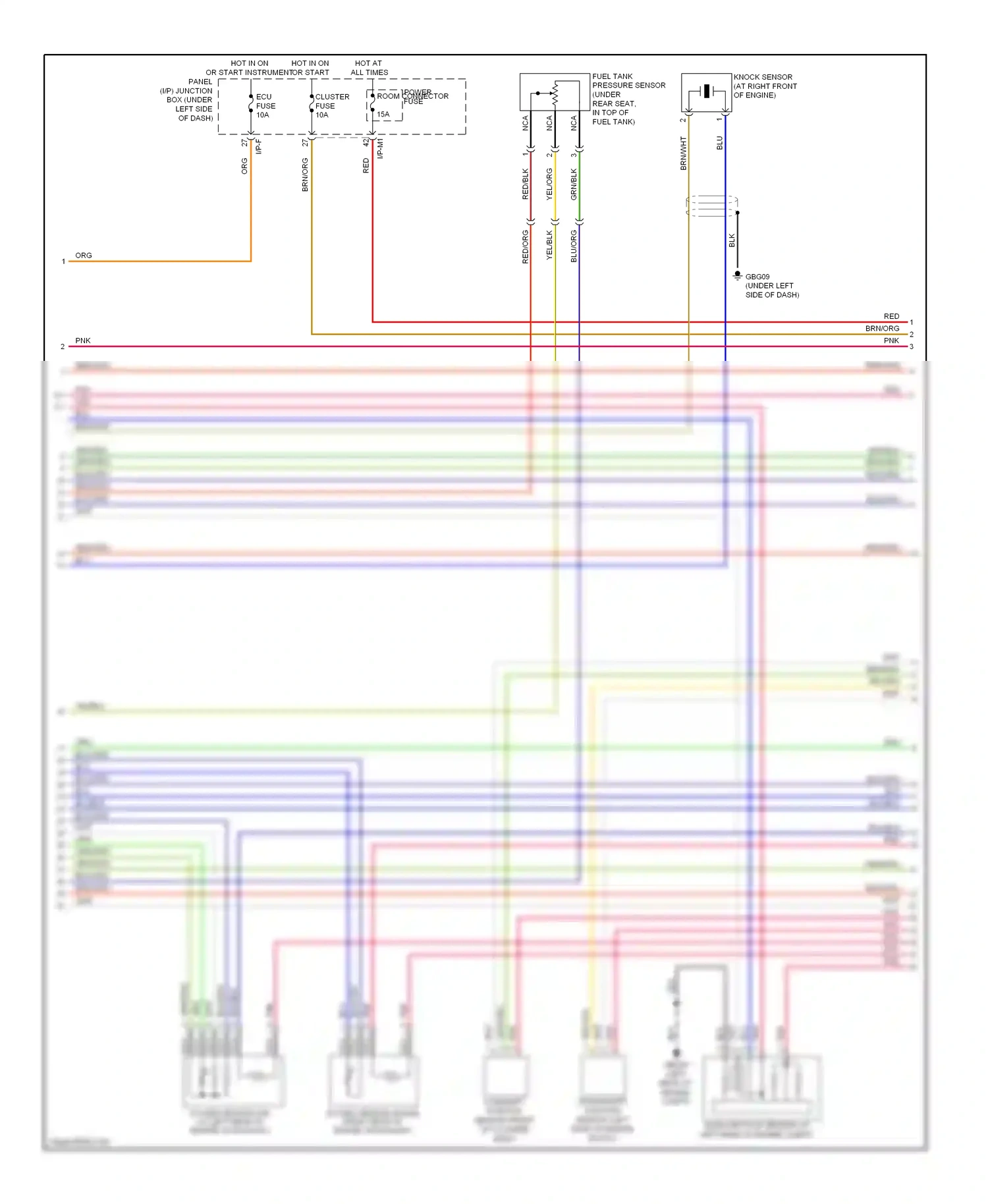 Kia Spectra I facelift 2 (2004-2011) nca wiring diagram  (9 of 26)