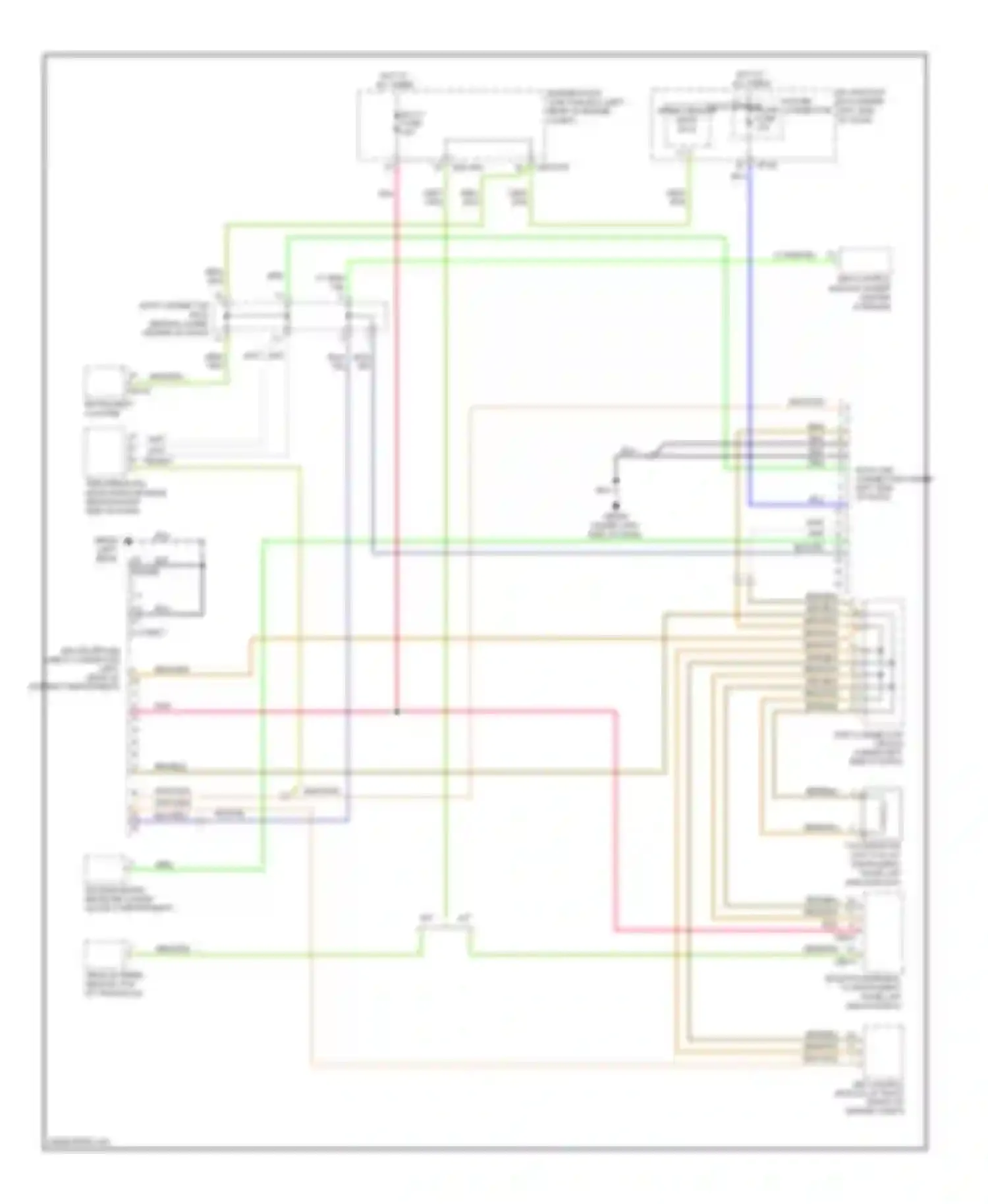 Wiring diagram power connector room fuse for Kia Spectra I facelift 2 (2004-2011) (1 of 8)