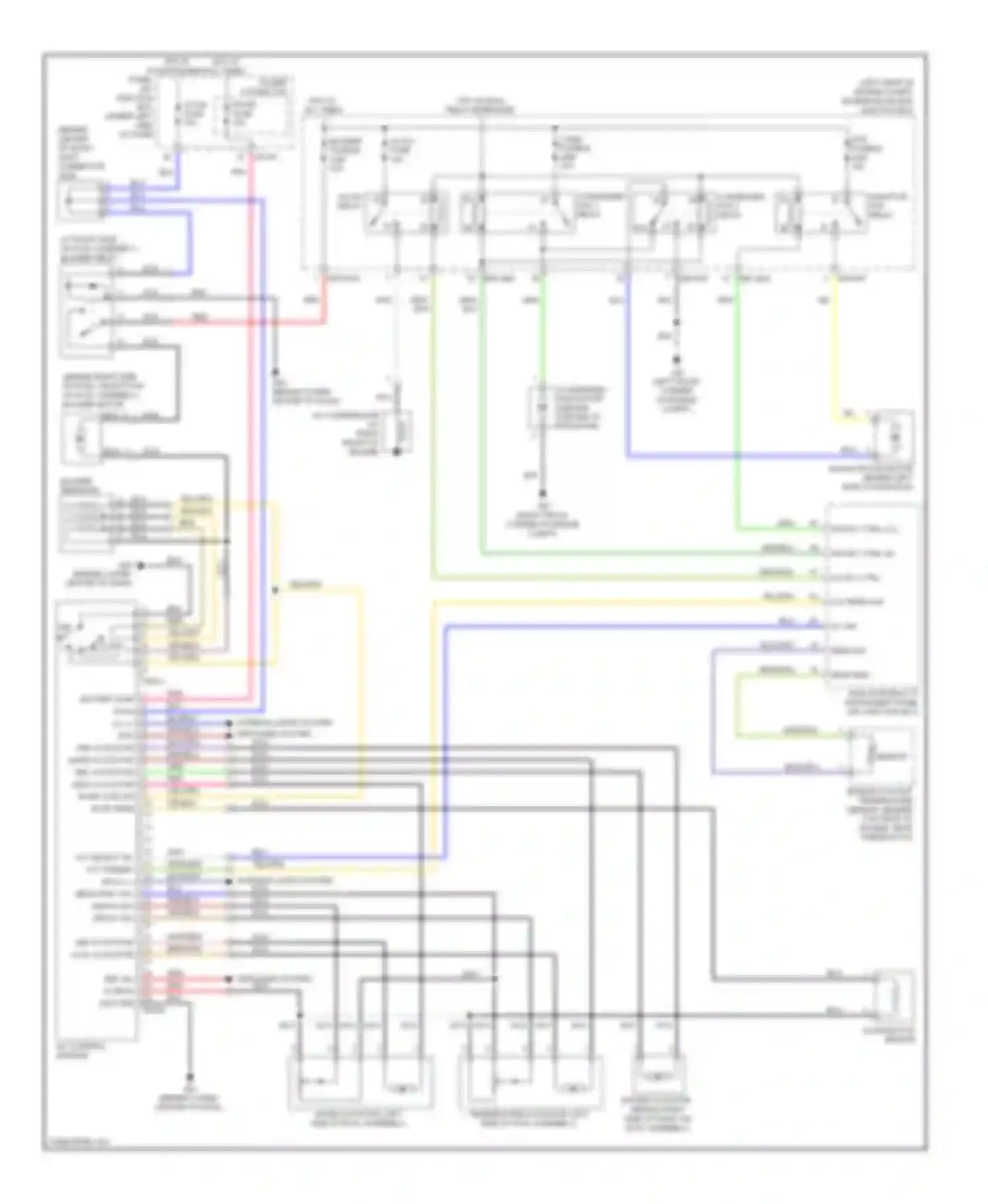 Wiring diagram sens gnd for Kia Spectra I facelift 2 (2004-2011) (2 of 2)