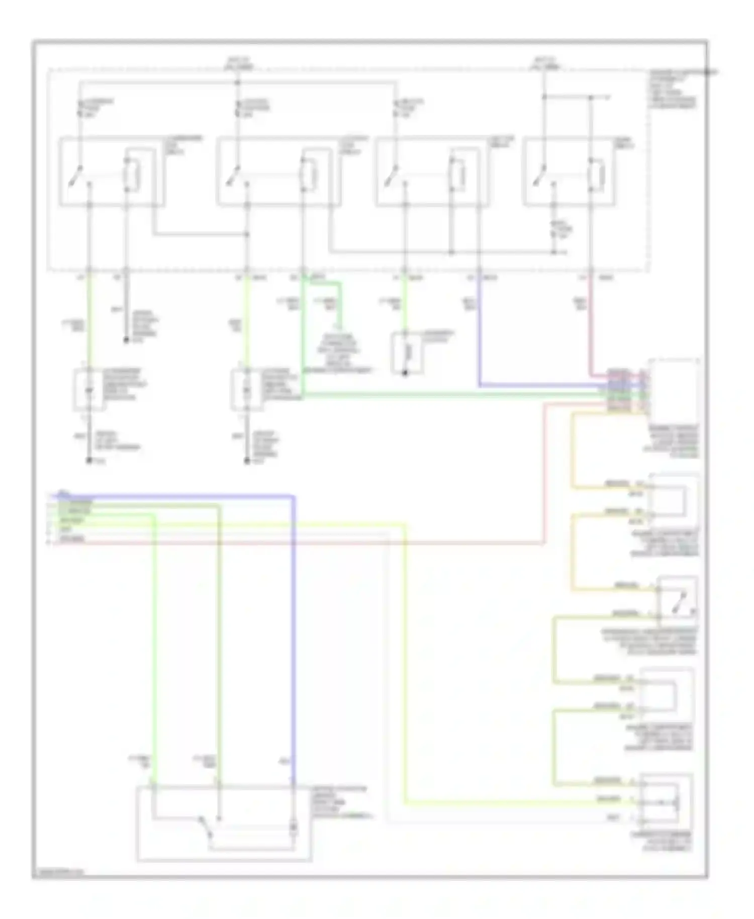 Spectra Kia I facelift (2001-2004): Manual a/c circuit (2 of 2)