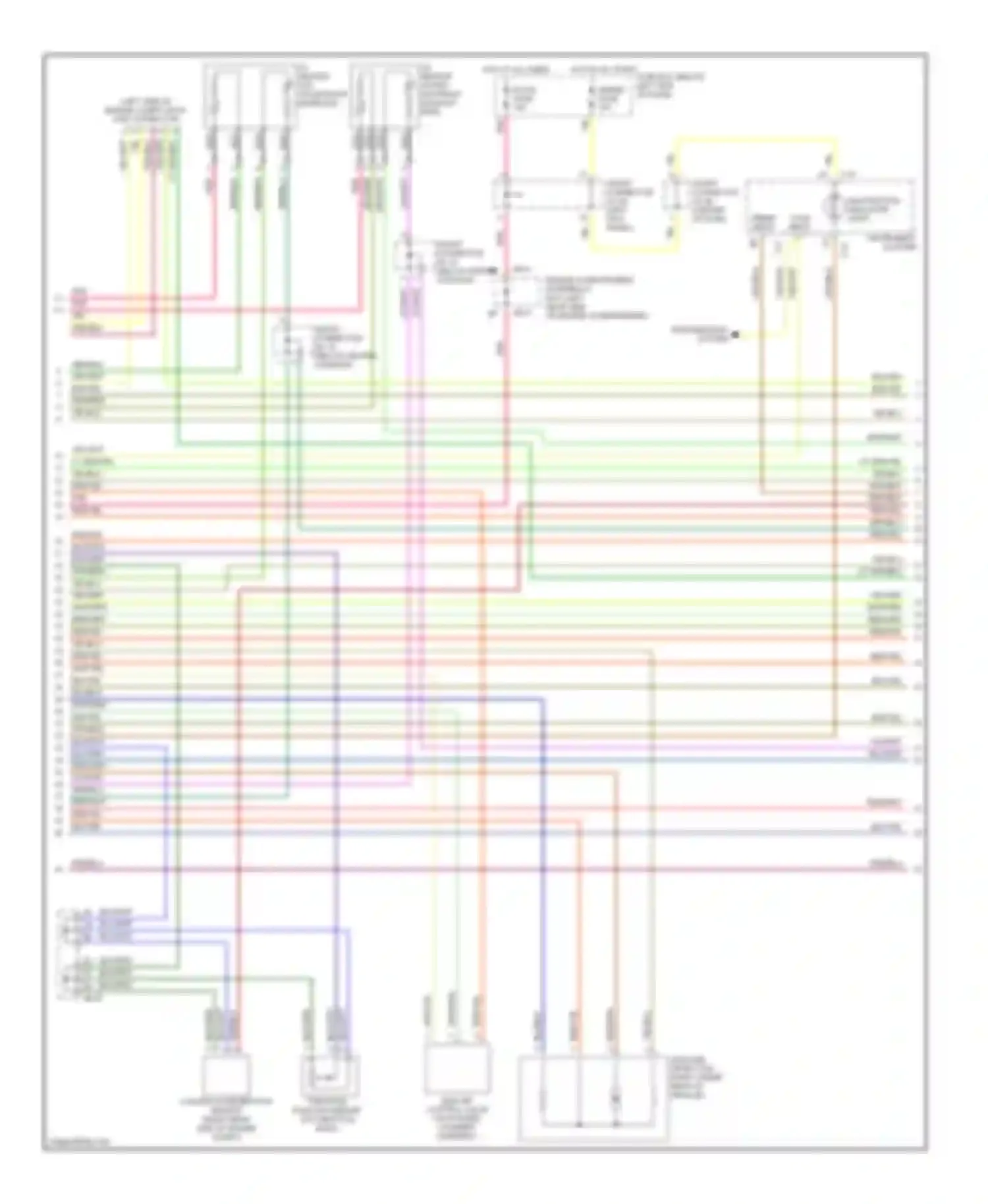 Spectra Kia I facelift (2001-2004): Wiring diagram engine performance 1.8ls (2 of 3)