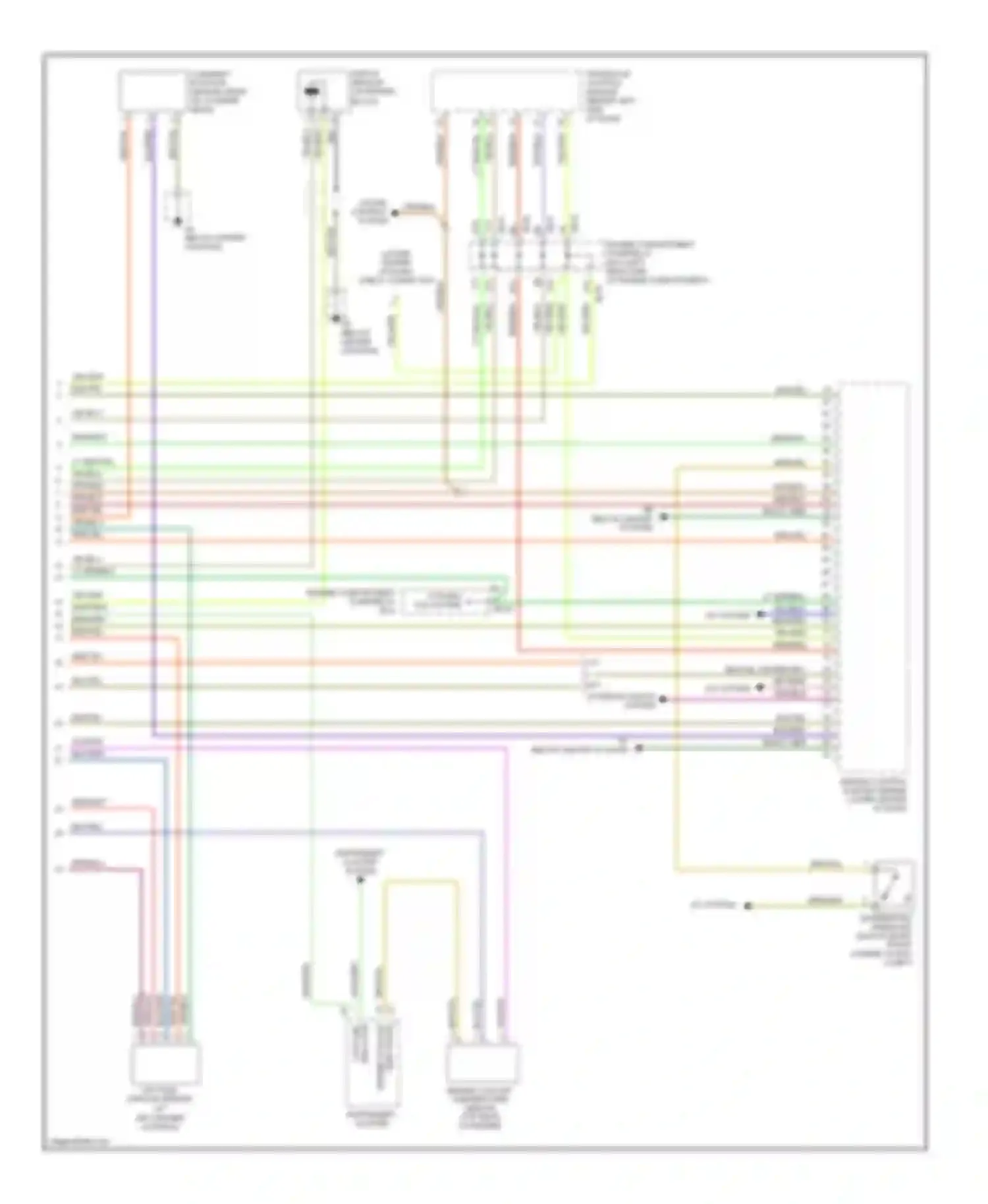 Spectra Kia I facelift (2001-2004): Wiring diagram engine performance 1.8ls (3 of 3)