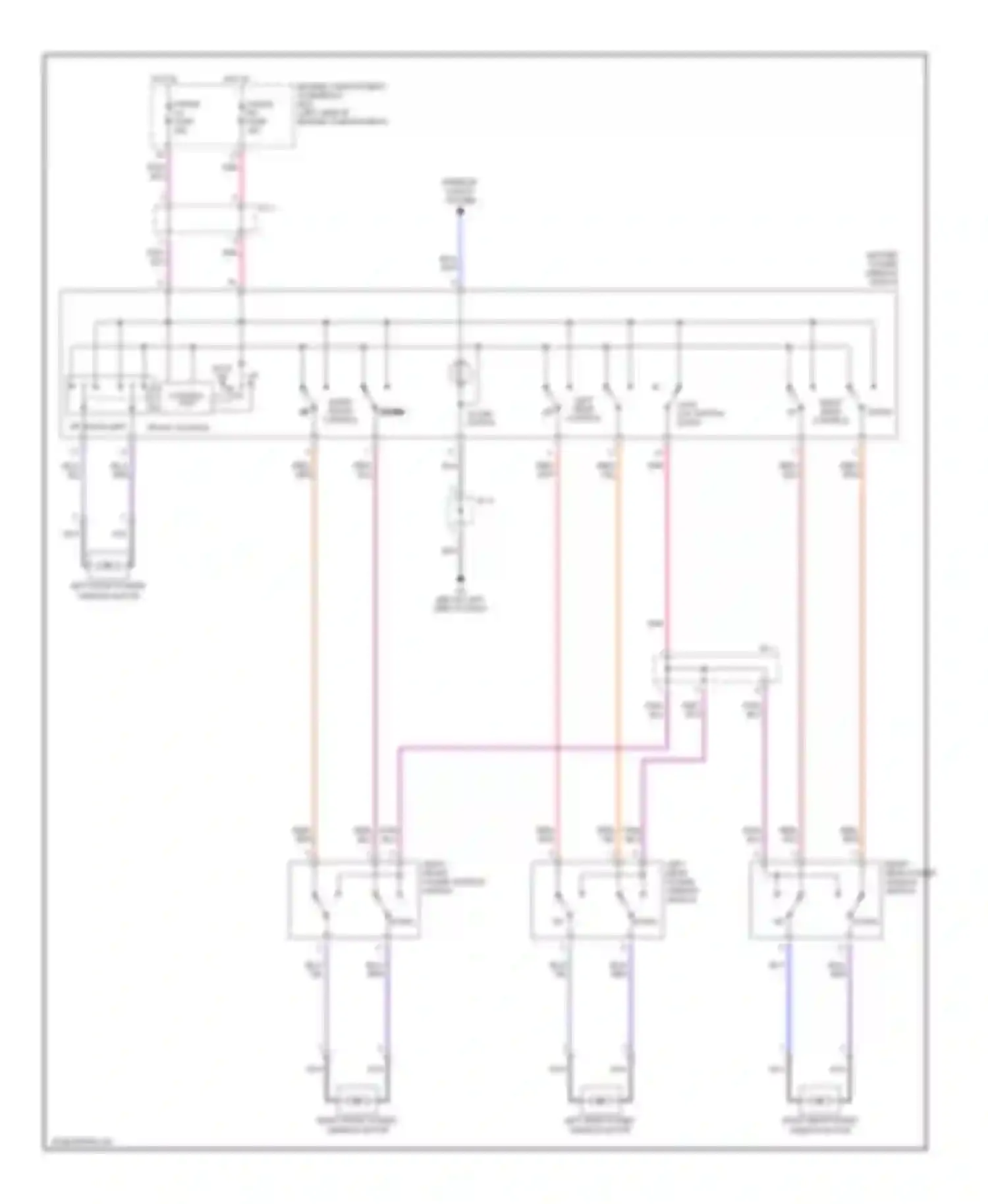 Wiring diagram blk for Kia Spectra I facelift (2001-2004) (34 of 40)
