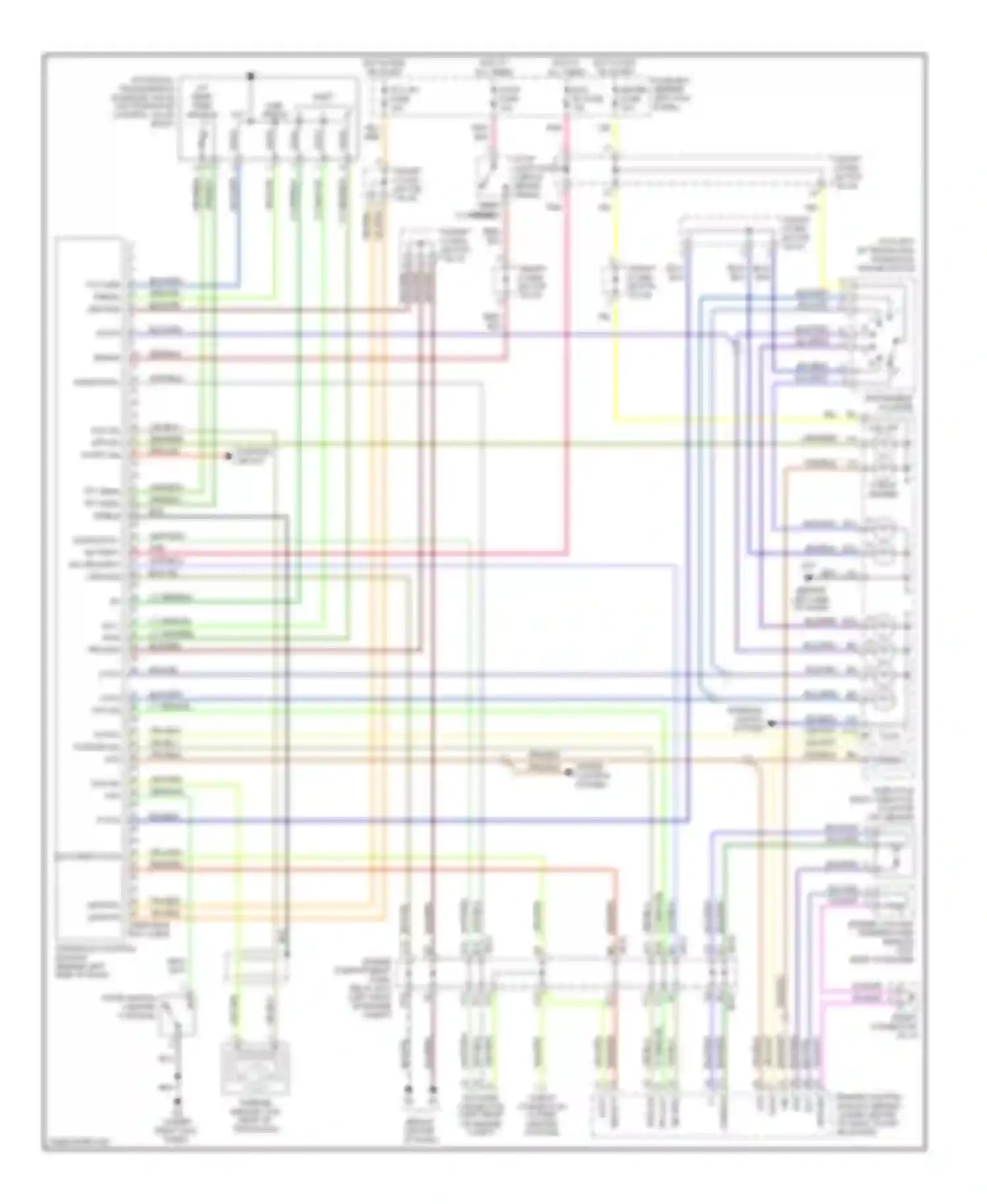 Wiring diagram grn/brn for Kia Spectra I facelift (2001-2004) (1 of 5)