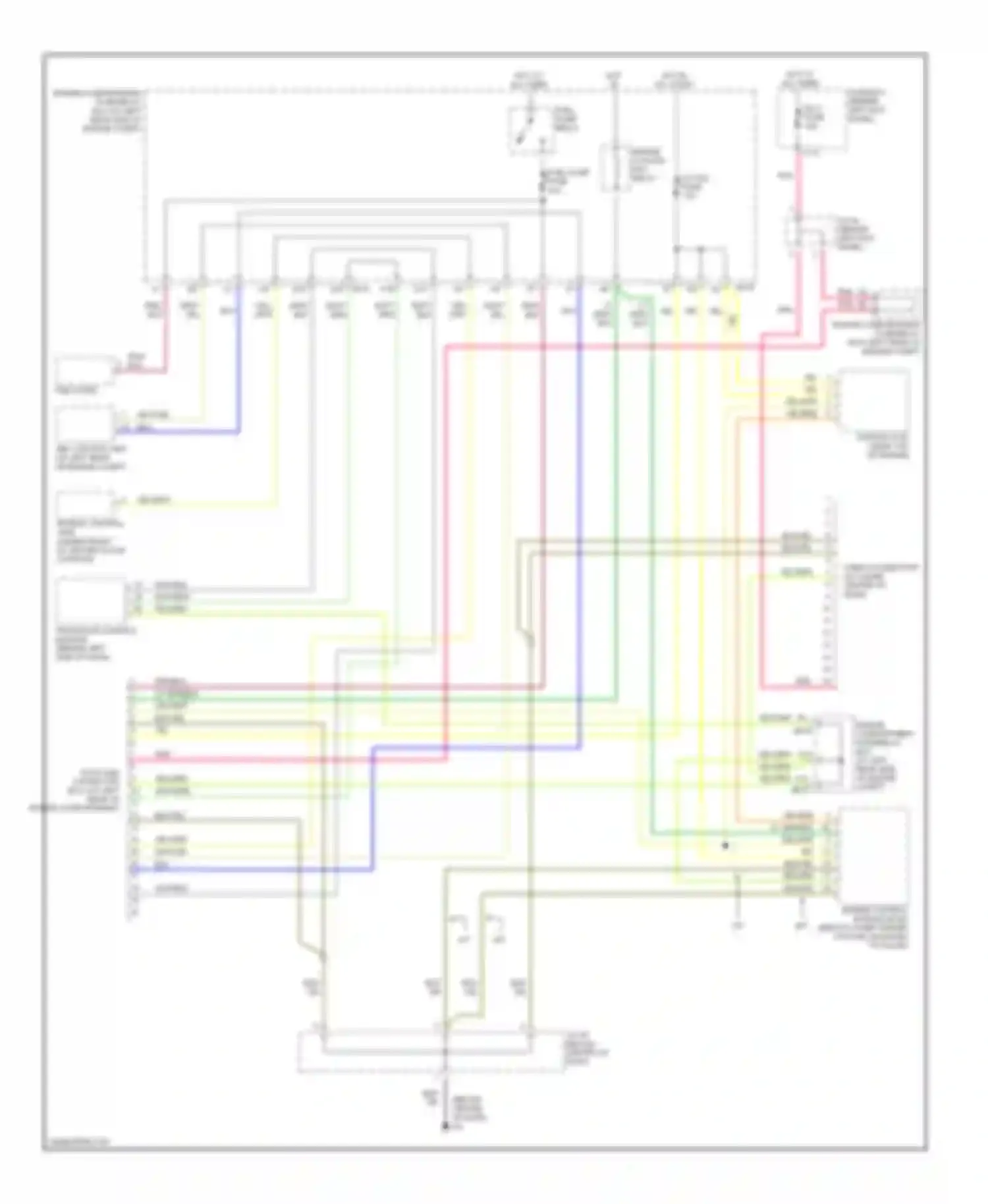 Wiring diagram jb-01 for Kia Spectra I facelift (2001-2004) (3 of 25)