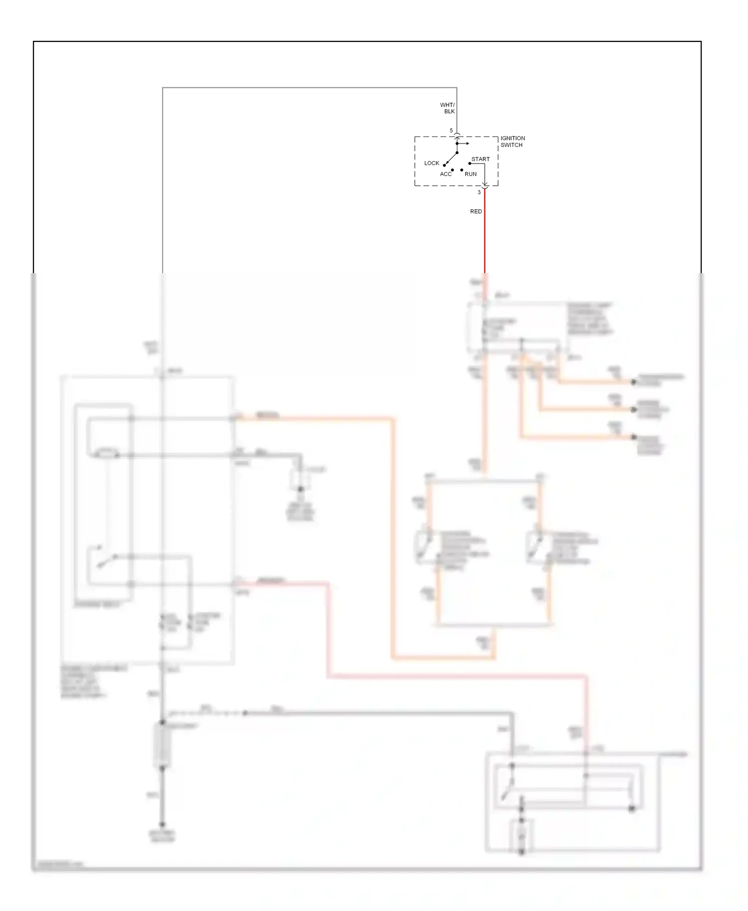 Wiring diagram nca for Kia Spectra I facelift (2001-2004) (11 of 12)