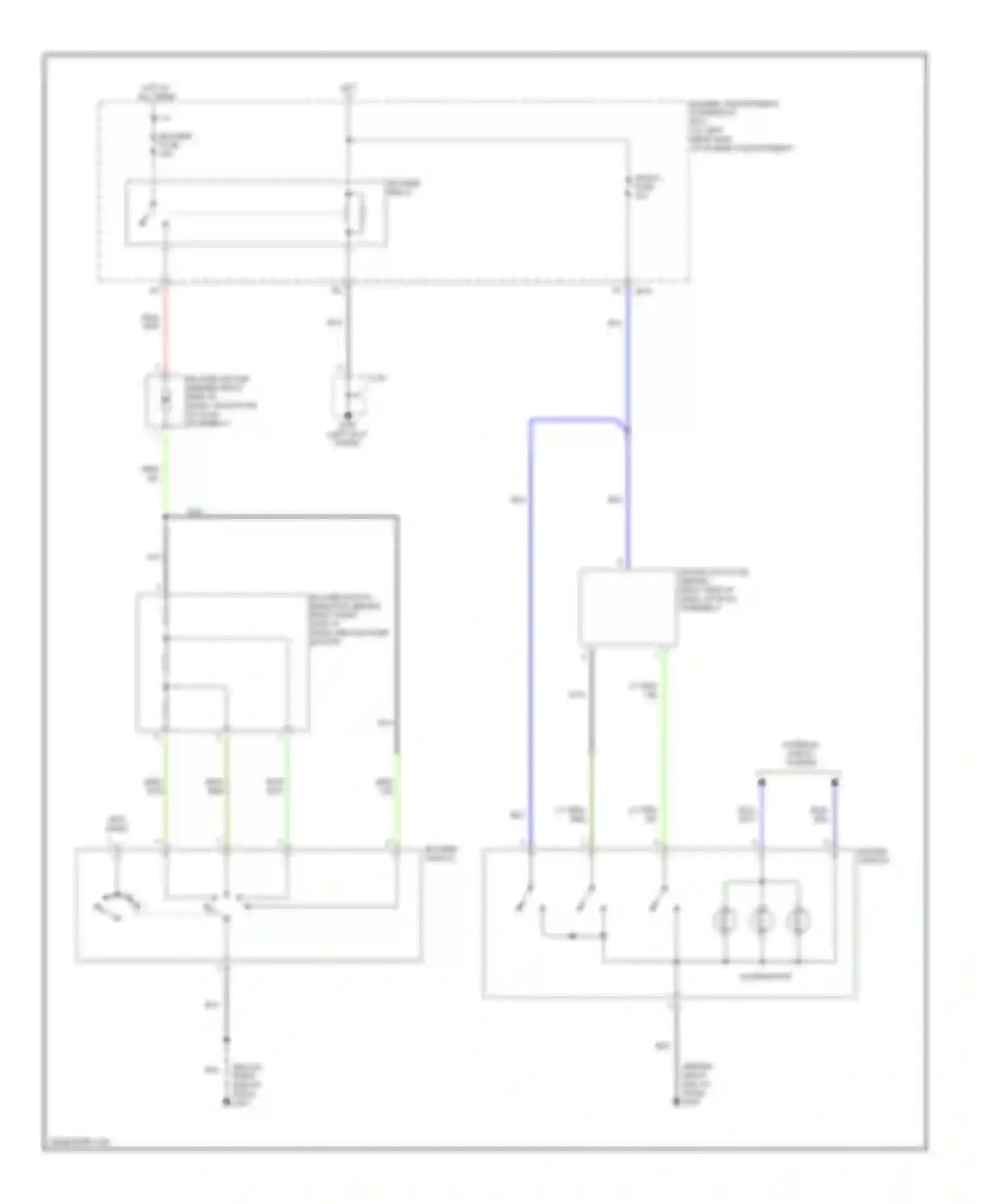Spectra Kia I (2000-2001): Heater circuit