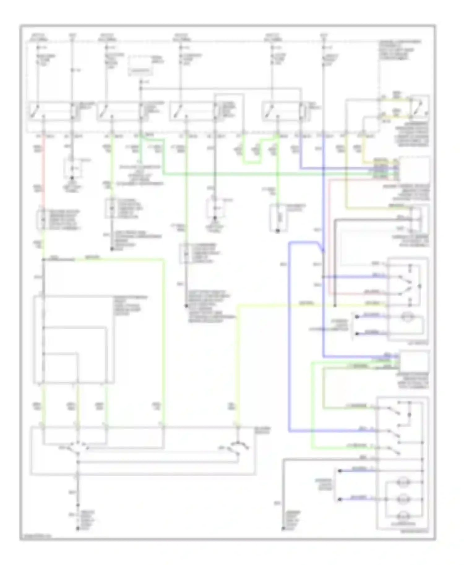 Spectra Kia I (2000-2001): Manual a/c circuit