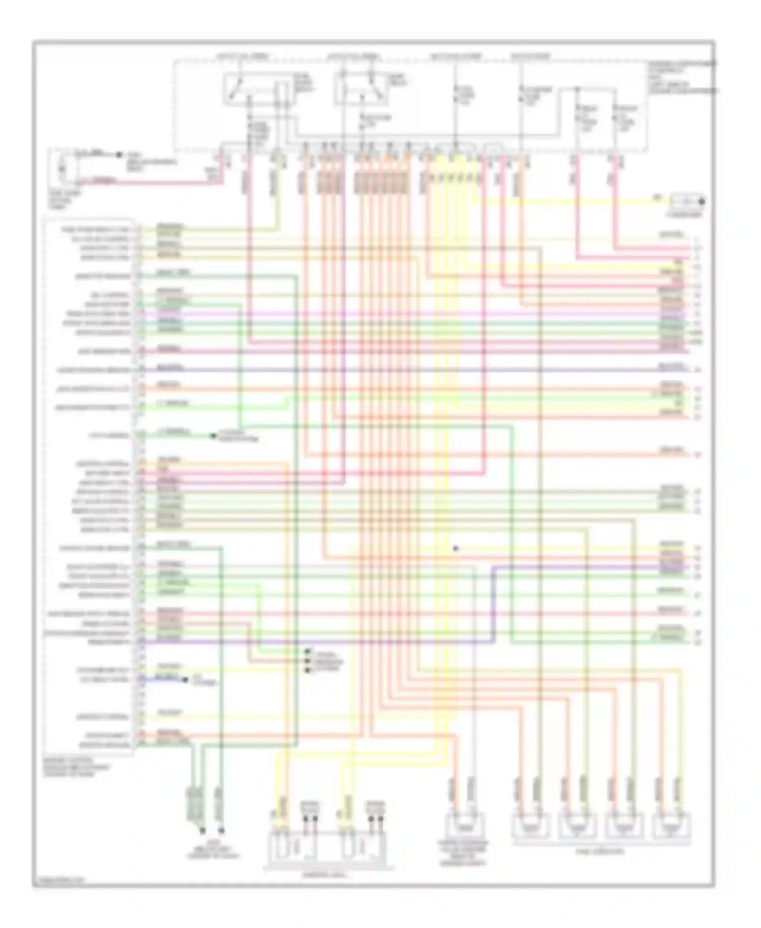 Spectra Kia I (2000-2001): Wiring diagram engine performance 1.8ls (1 of 3)