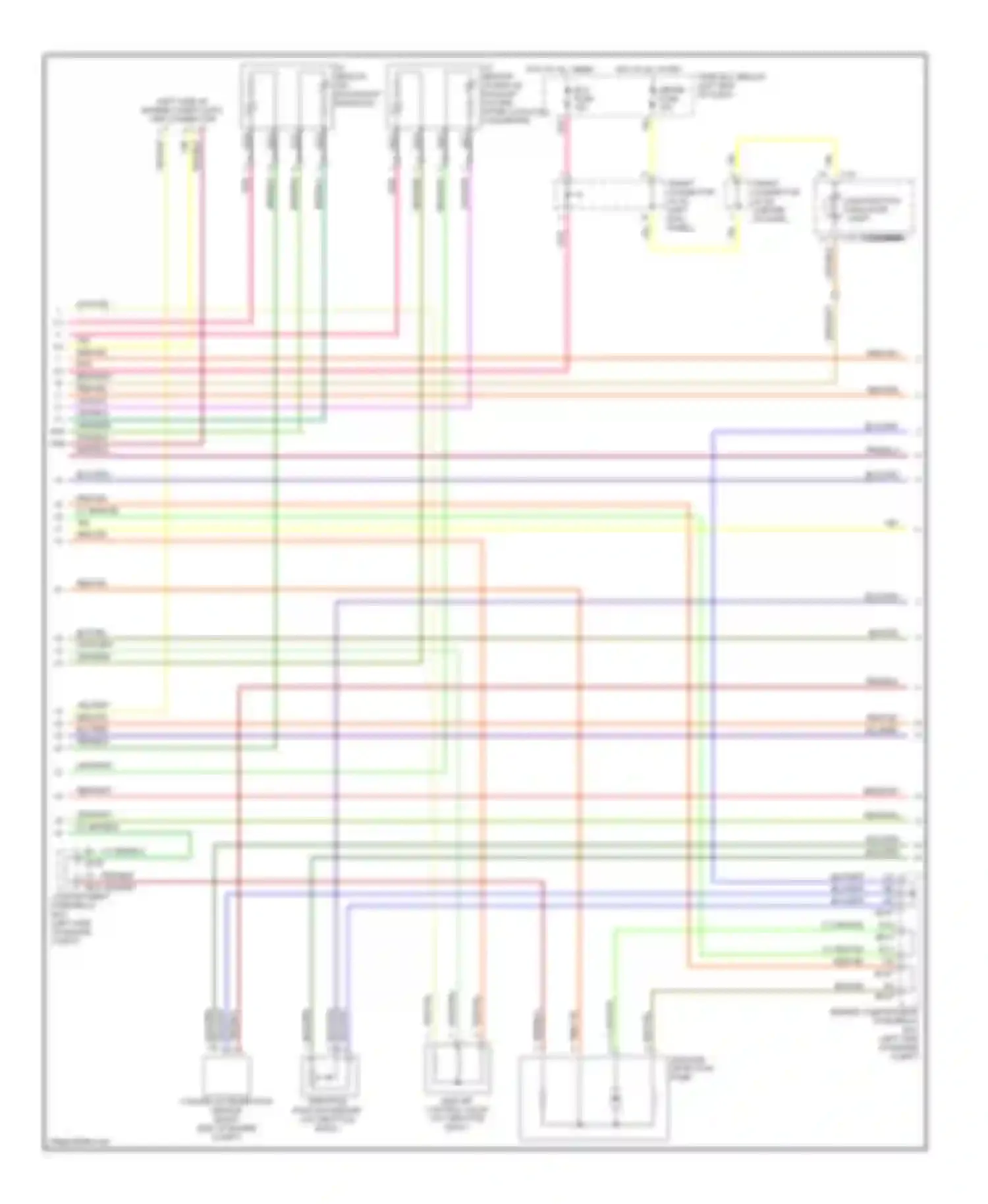 Spectra Kia I (2000-2001): Wiring diagram engine performance 1.8ls (2 of 3)
