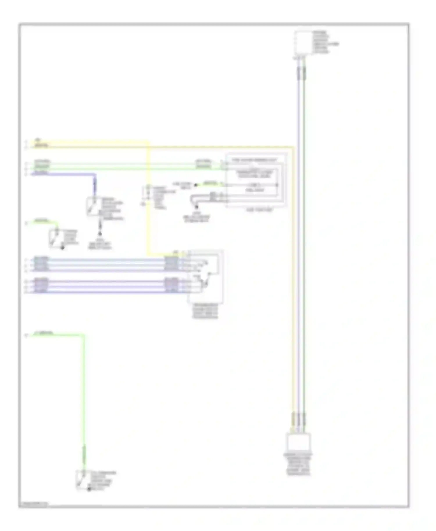 Spectra Kia I (2000-2001): Instrument cluster circuit (2 of 2)