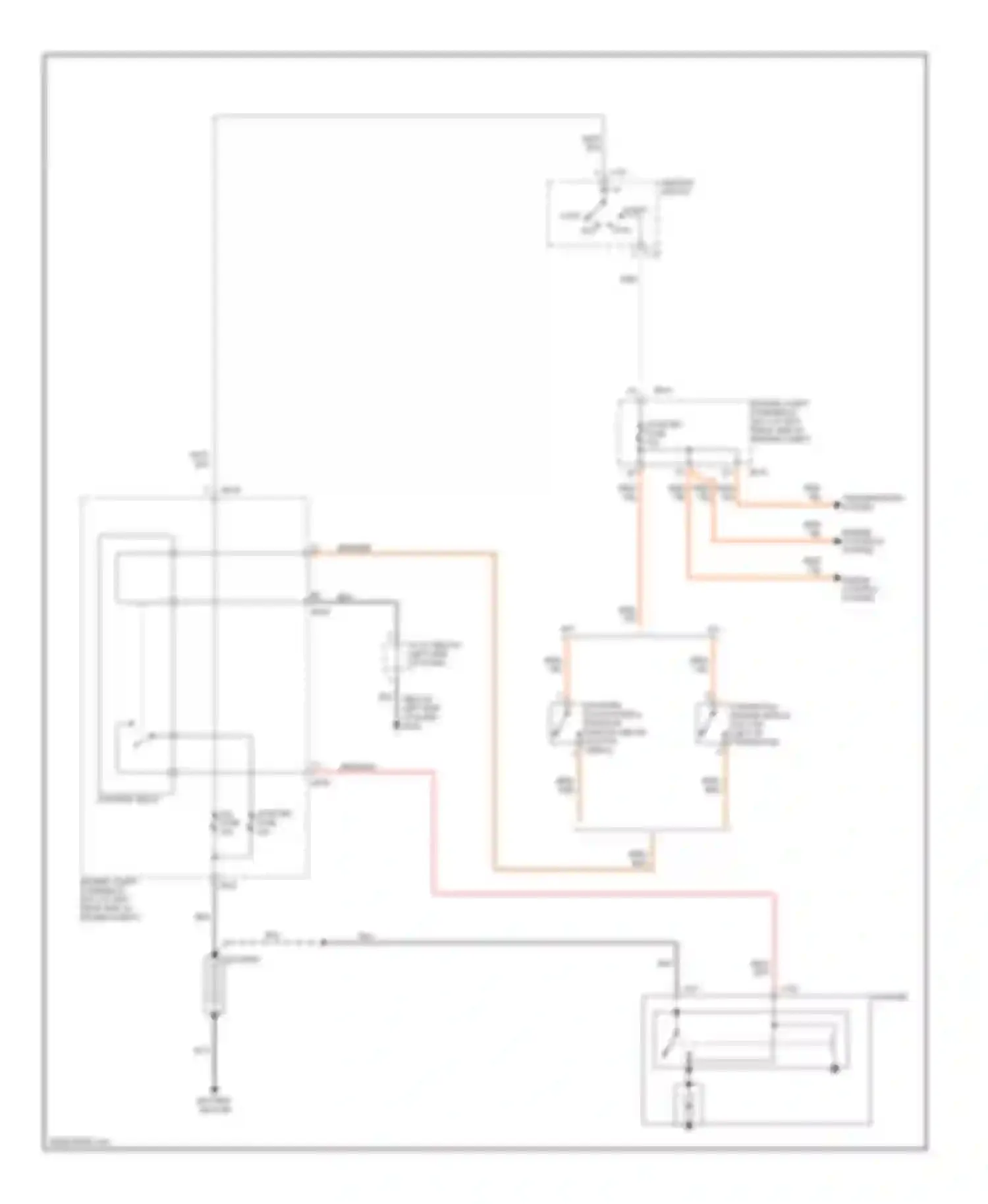 Wiring diagram cruise control system for Kia Spectra I (2000-2001) (2 of 2)