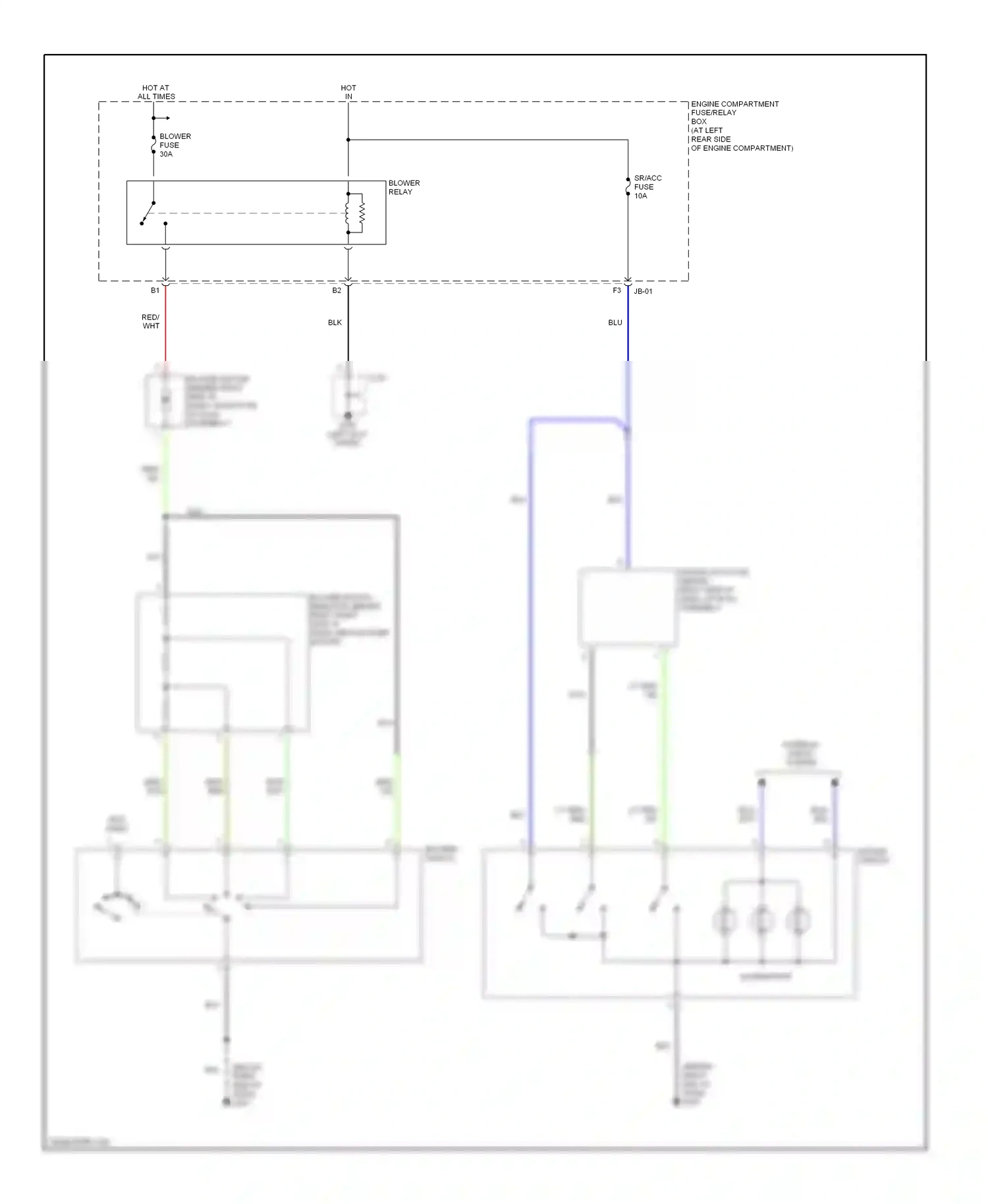 Wiring diagram nca for Kia Spectra I (2000-2001) (6 of 11)