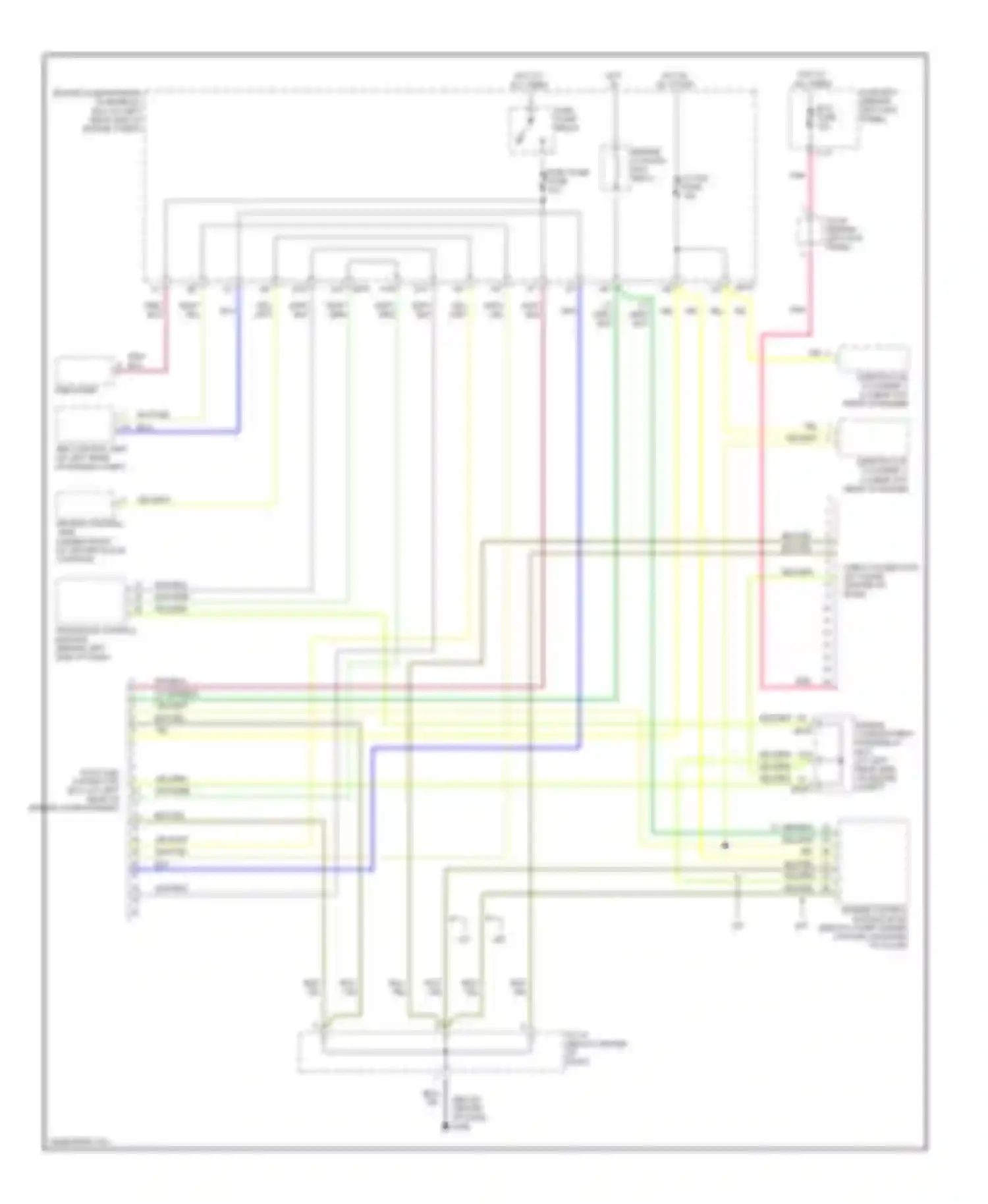 Wiring diagram yel/wht for Kia Spectra I (2000-2001) (1 of 6)