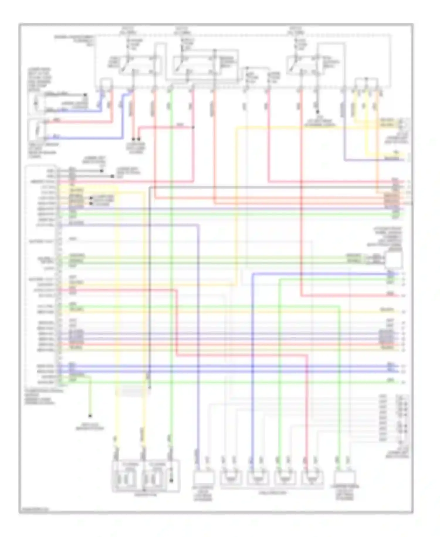 Spectra Kia II (2004-2008): Wiring diagram engine performance 2.0l (1 of 3)