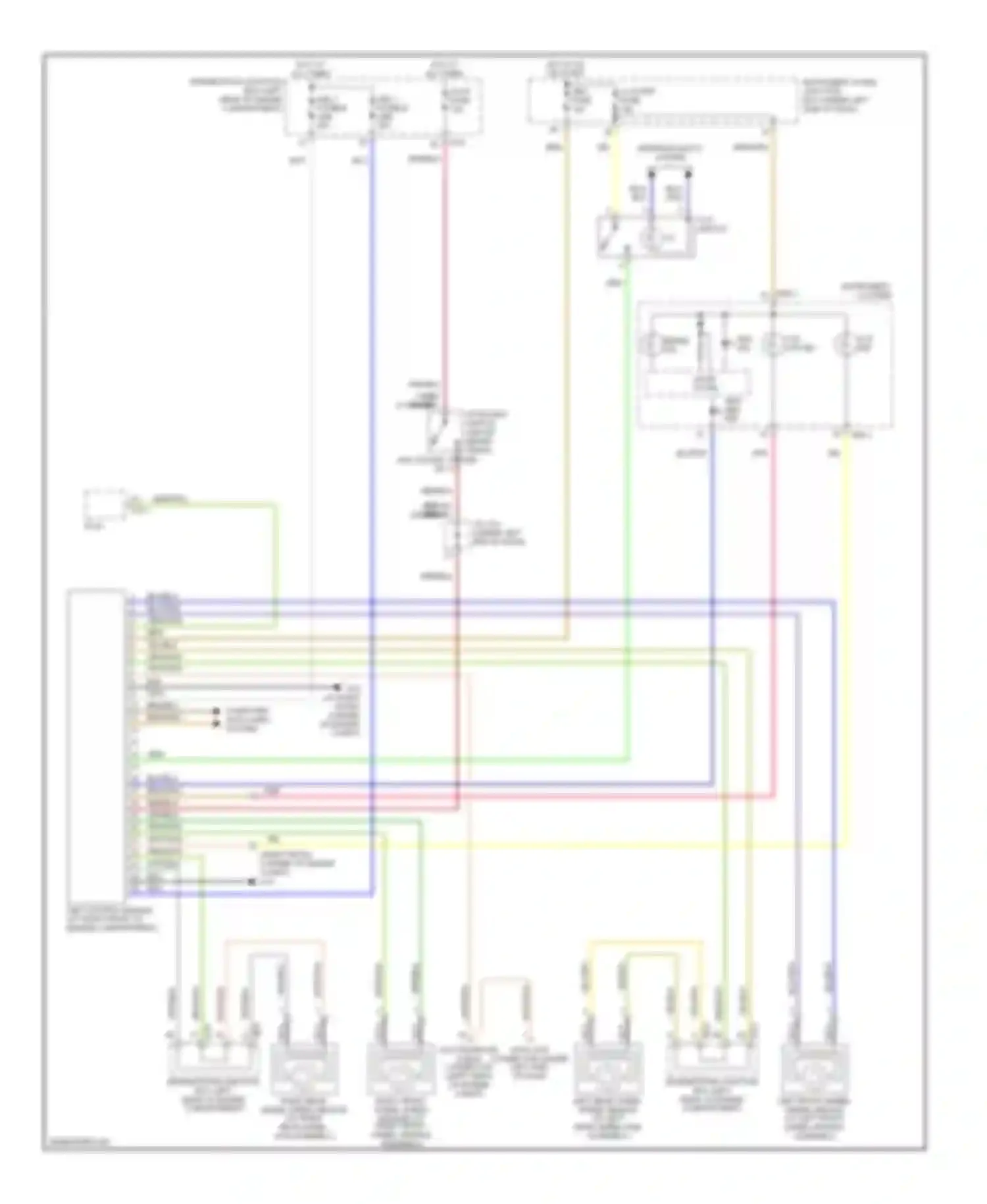 Wiring diagram computer data lines system for Kia Spectra II (2004-2008)