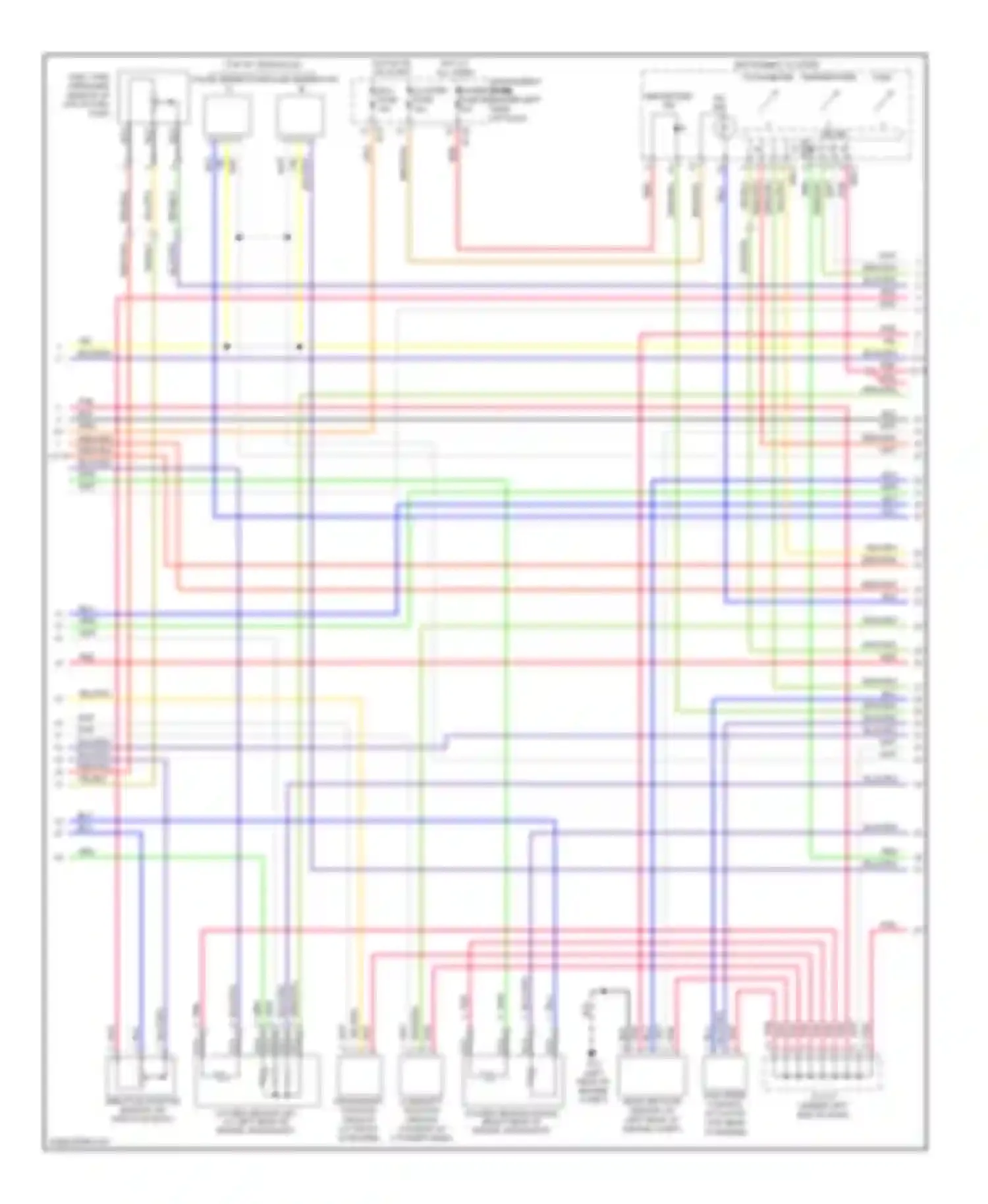 Wiring diagram blu for Kia Spectra II (2004-2008) (9 of 27)