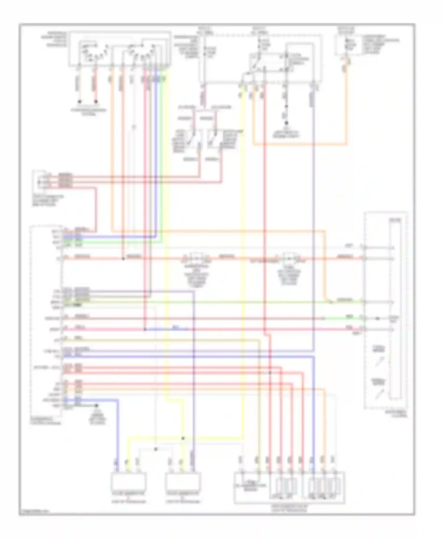 Wiring diagram grn/org for Kia Spectra II (2004-2008) (13 of 13)