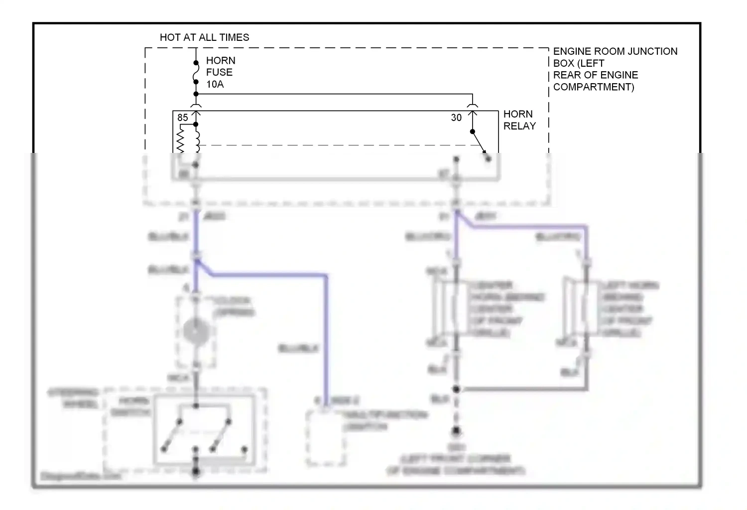 Wiring diagram nca for Kia Spectra II (2004-2008) (15 of 25)