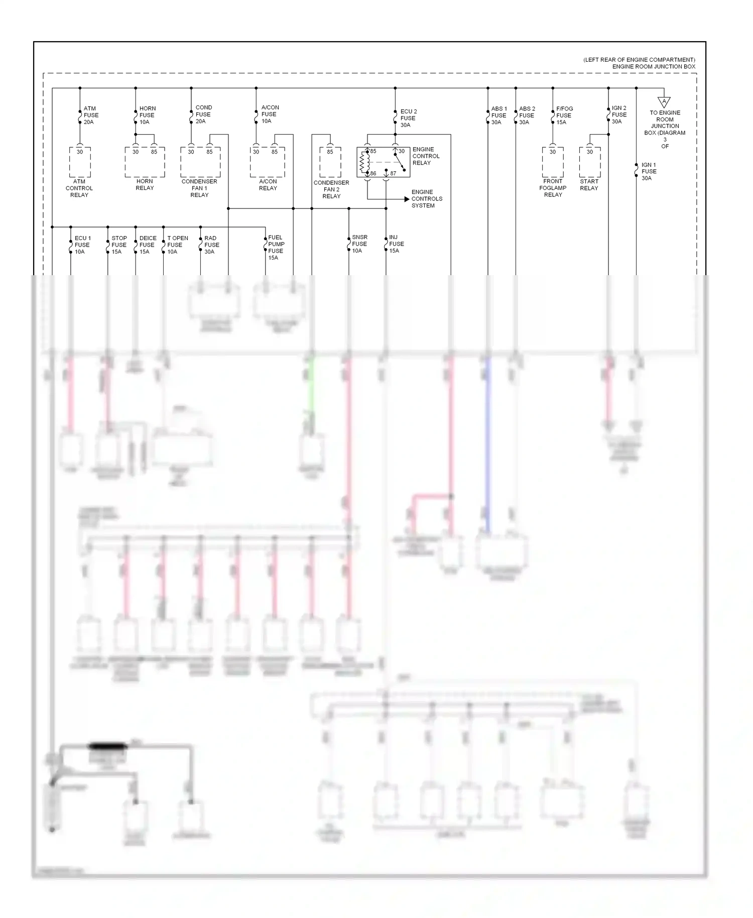 Wiring diagram nca for Kia Spectra II (2004-2008) (17 of 25)