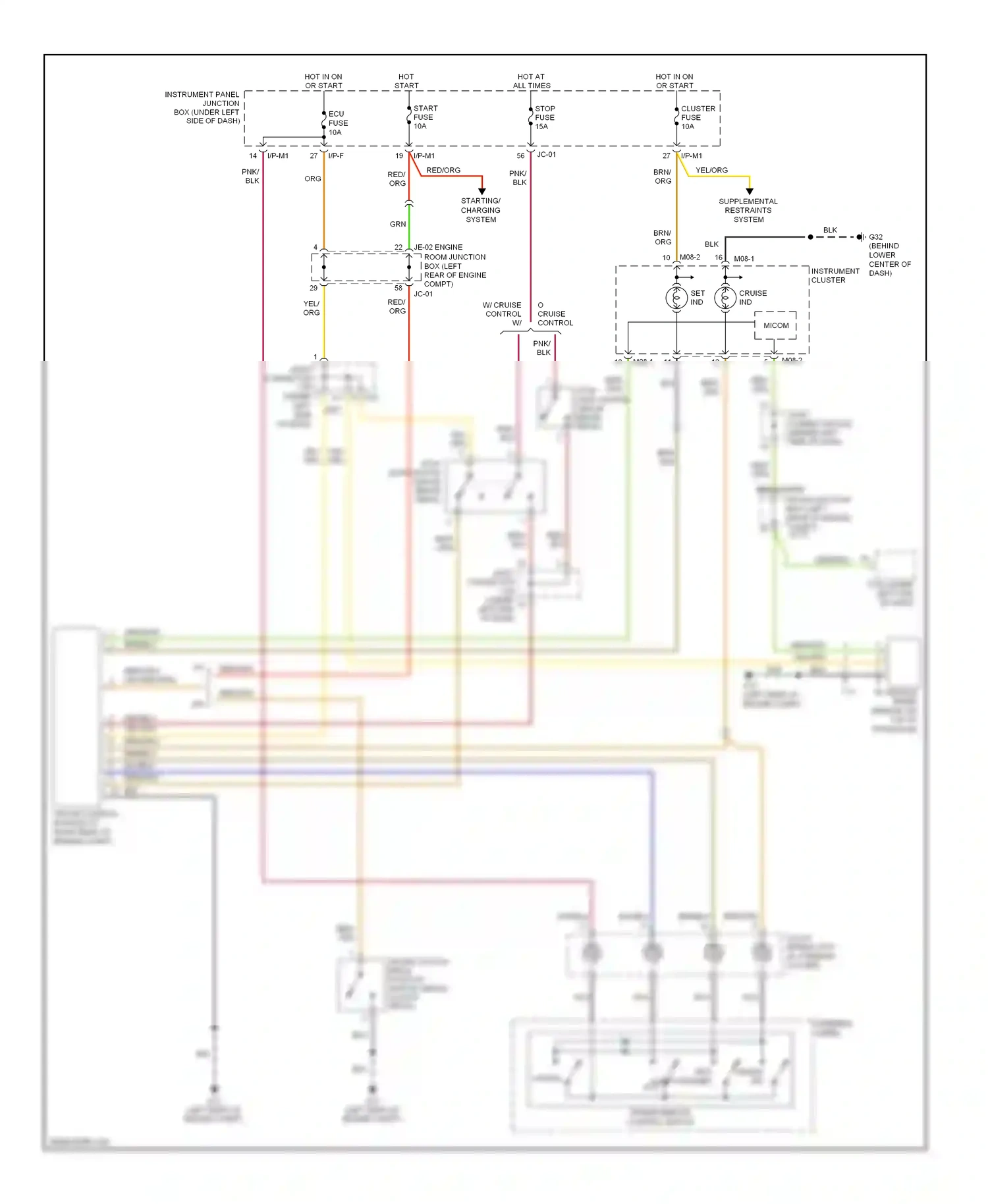 Wiring diagram nca for Kia Spectra II (2004-2008) (3 of 25)
