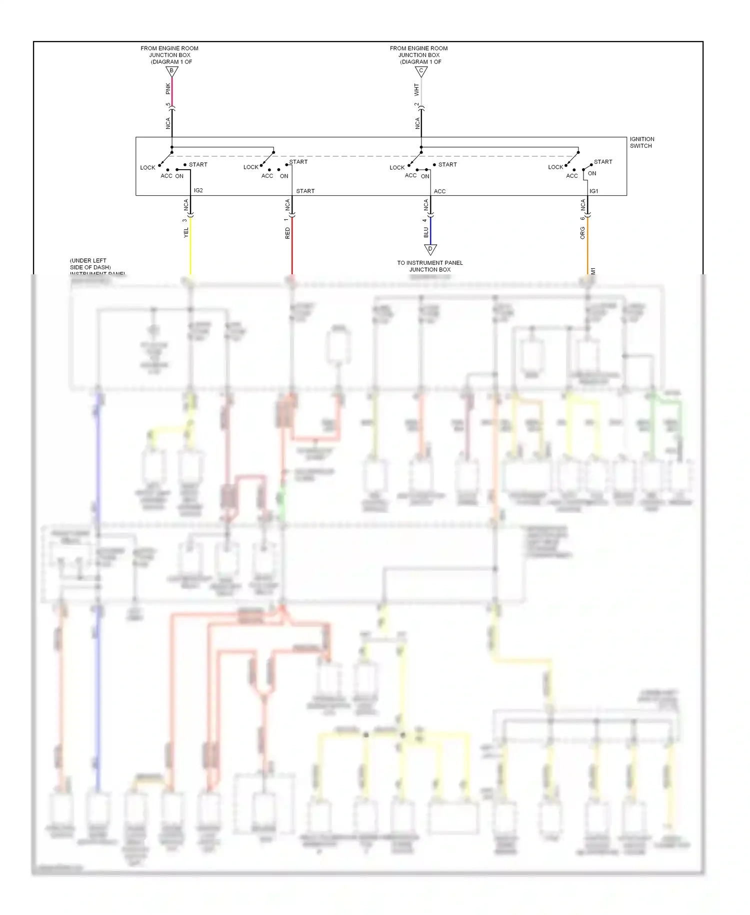 Wiring diagram nca for Kia Spectra II (2004-2008) (18 of 25)