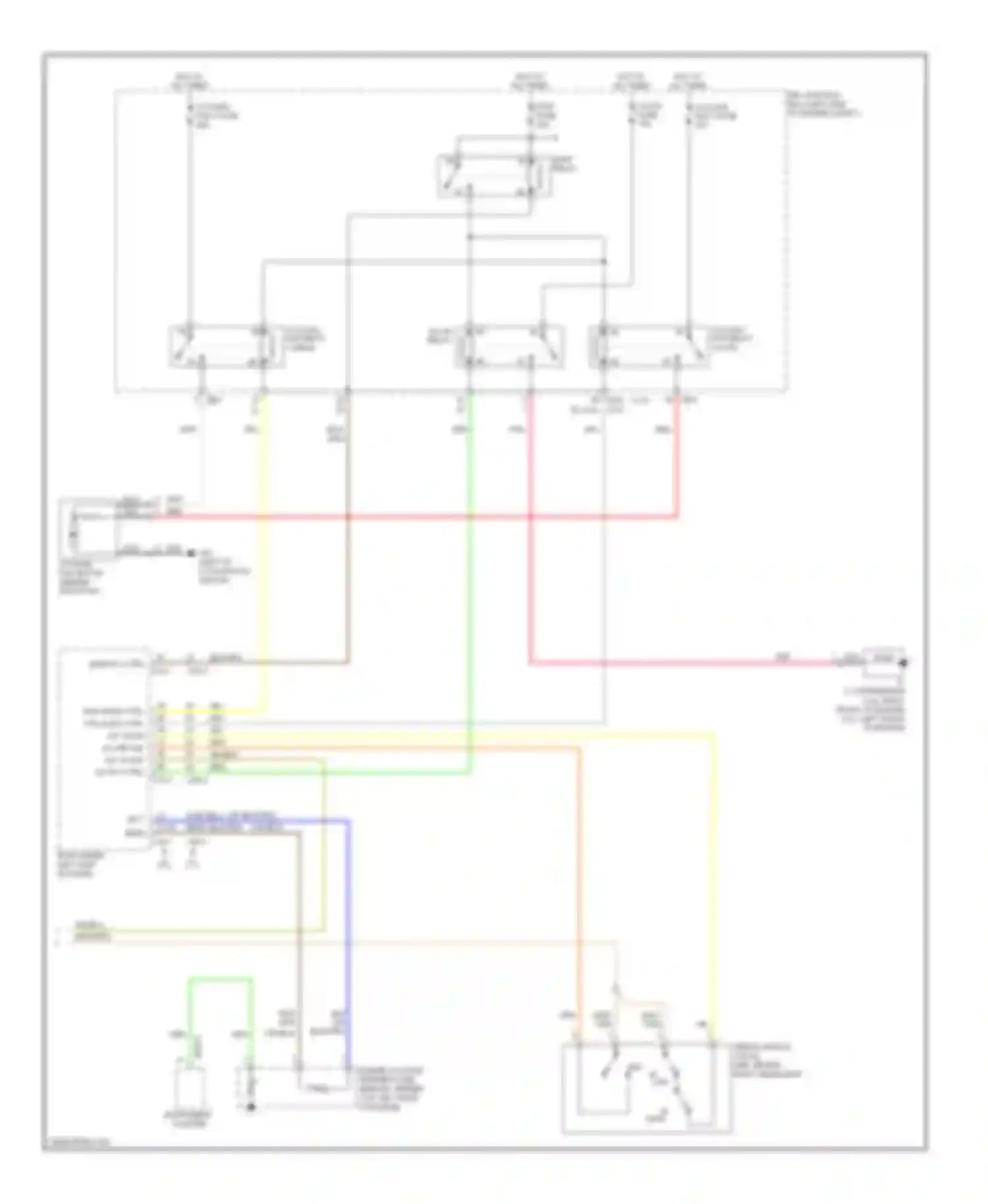 Sportage Kia II facelift (2008-2010): Manual a/c circuit (2 of 2)