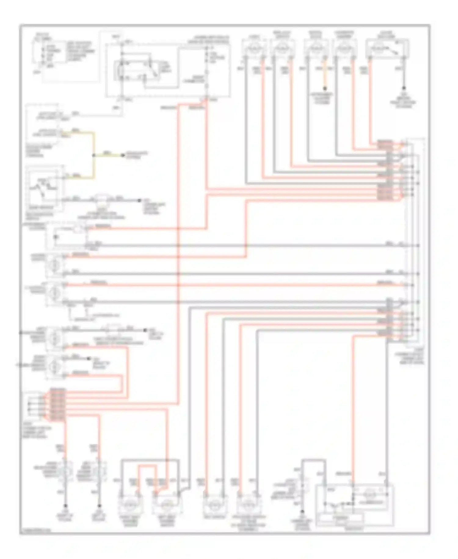 Sportage Kia II facelift (2008-2010): Instrument illumination circuit