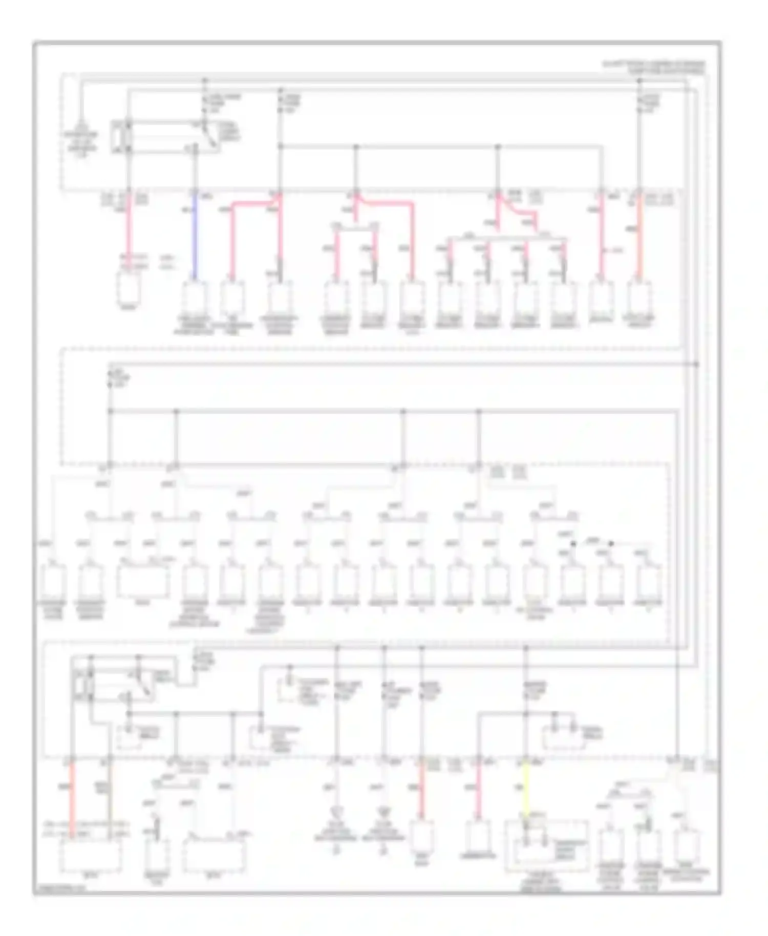 Sportage Kia II facelift (2008-2010): Power distribution circuit (2 of 7)